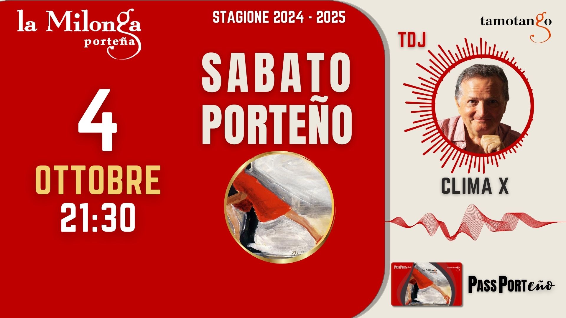 Sabato Porteño! - TDJ Clima X Enzo Climaco