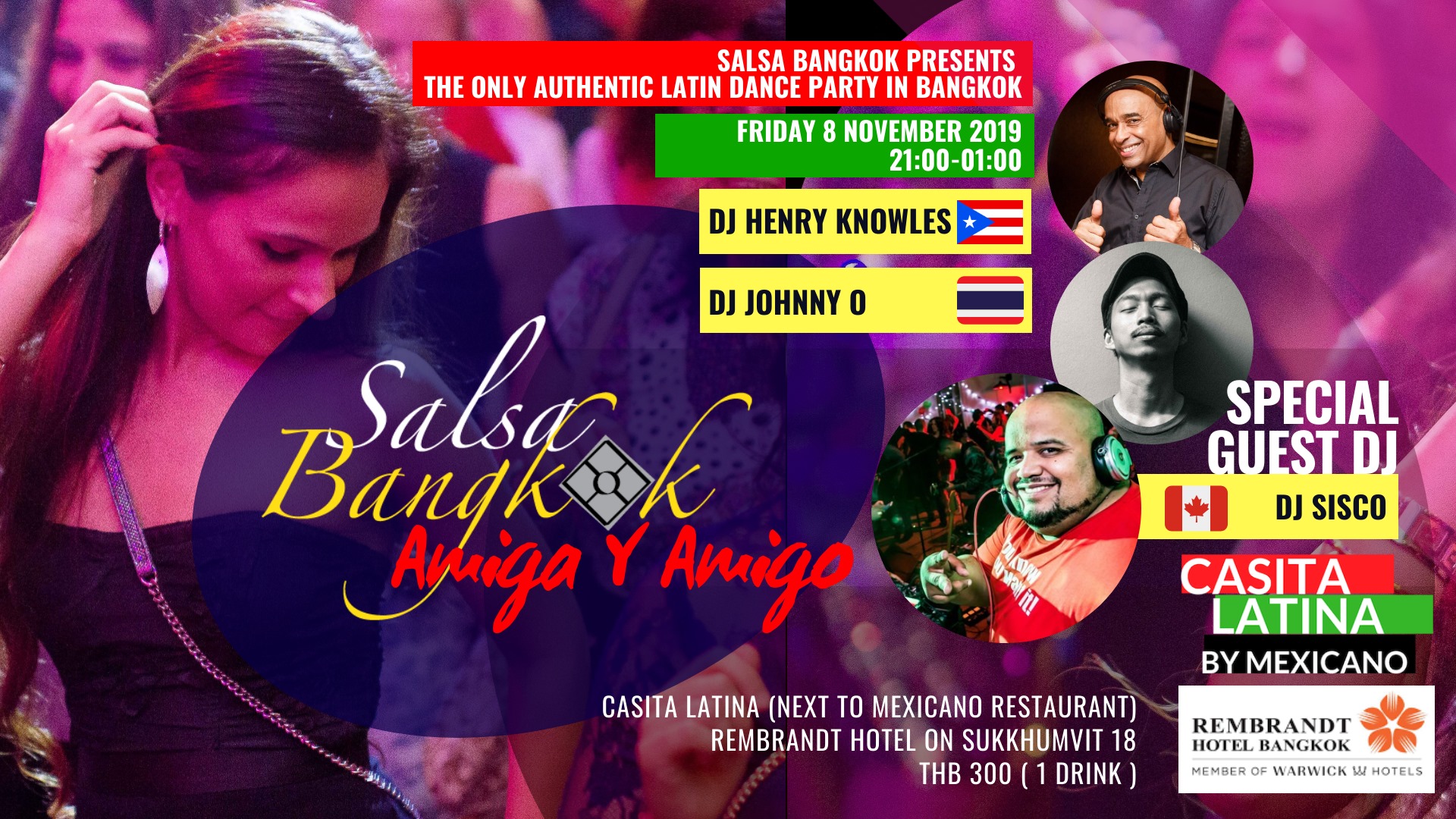 Salsa Bangkok Party - Amiga Y Amigo