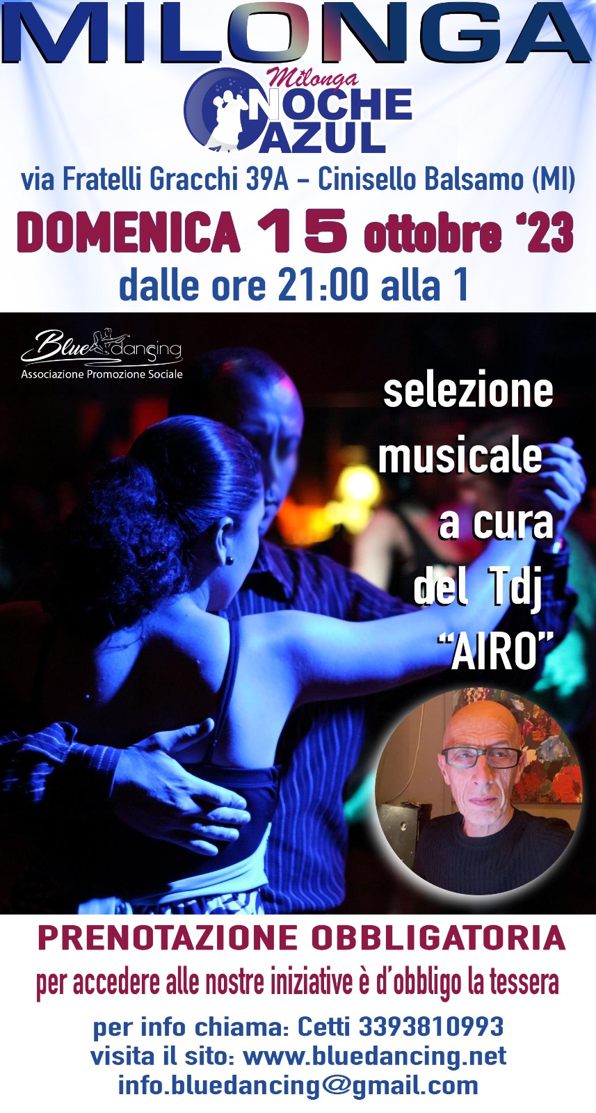 MILONGA NOCHE AZUL