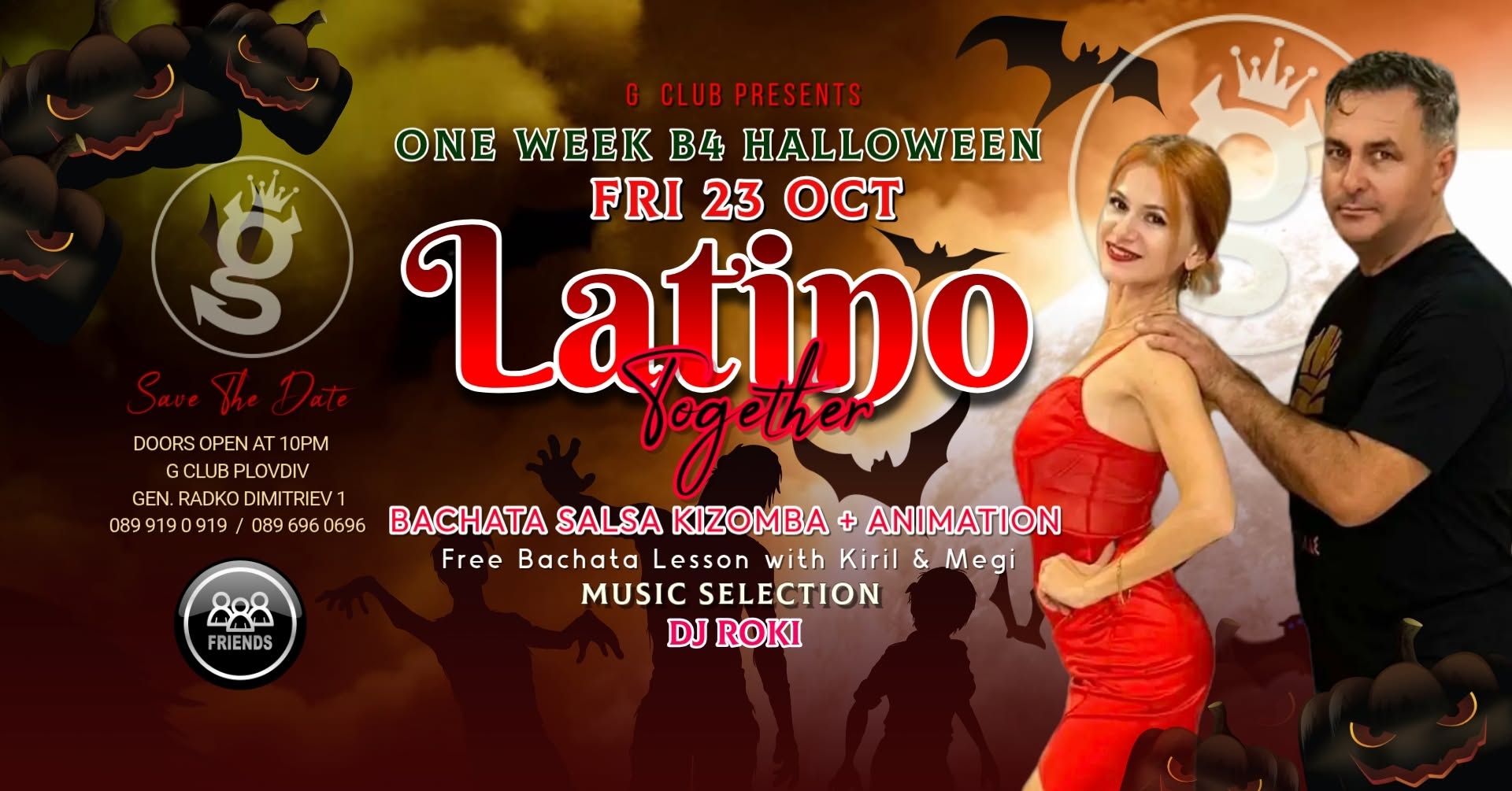 Latino Together @ G ONE WEEK B4 HALLOWEEN