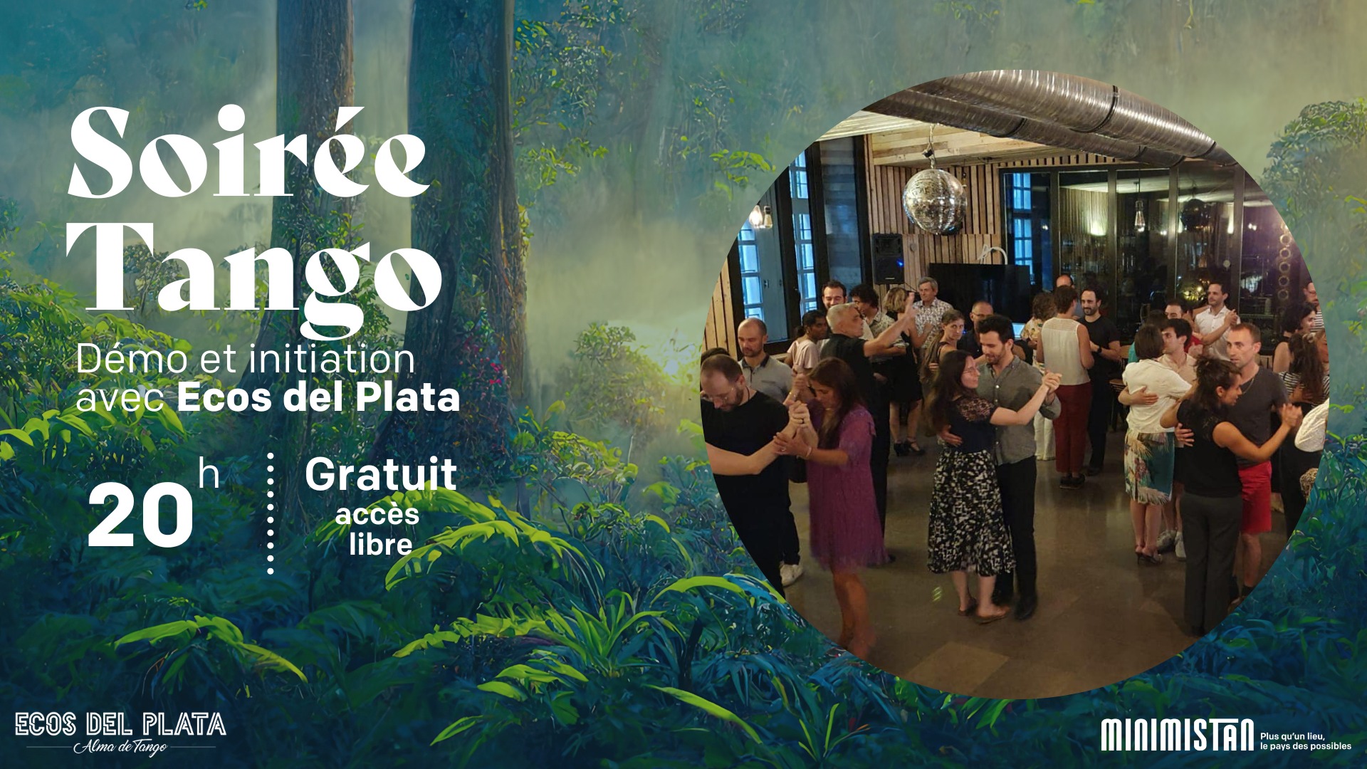 Soirée tango : initiation et danse avec Ecos del Plata 💃