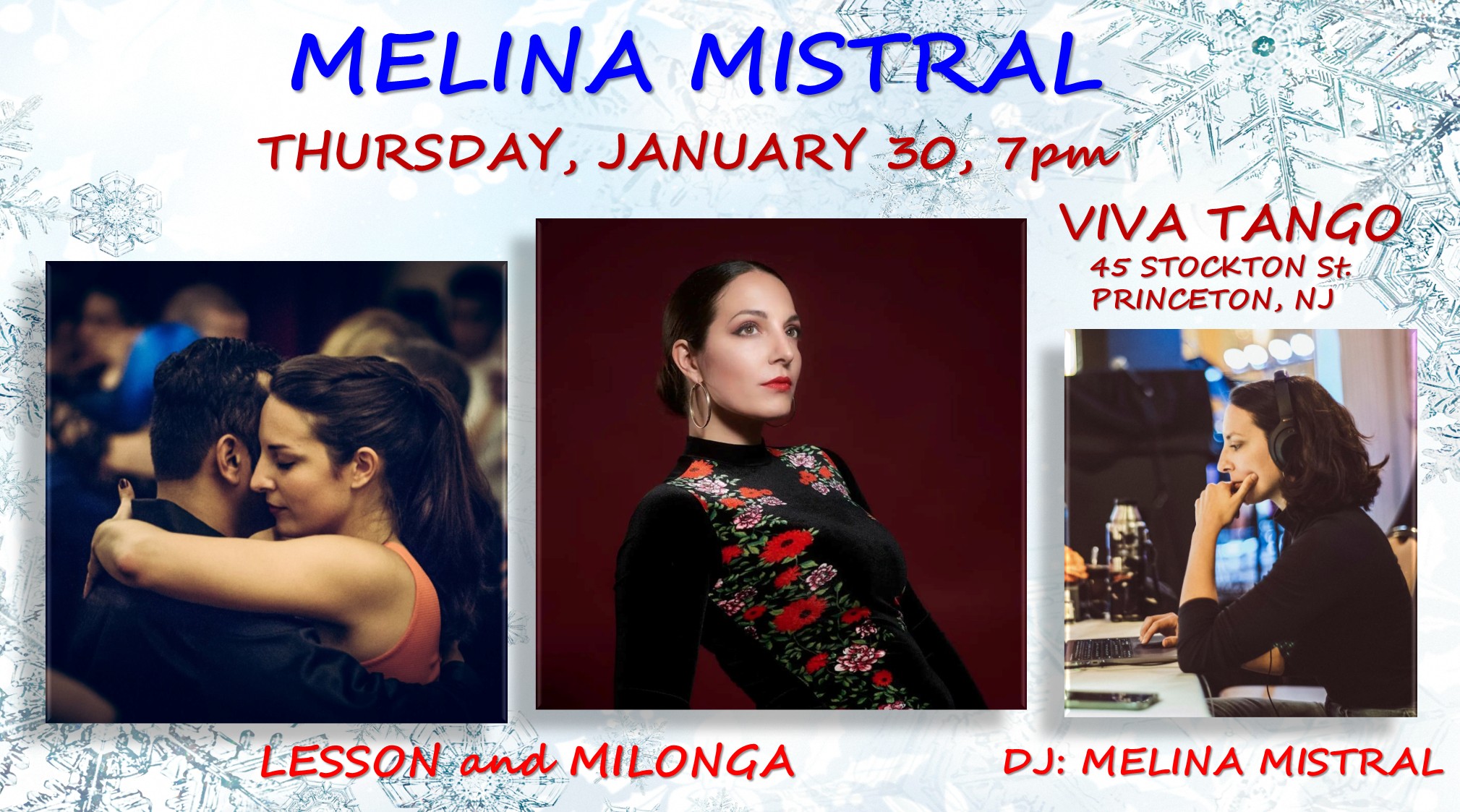 MILONGA with MELINA MISTRAL & DJ MELINA
