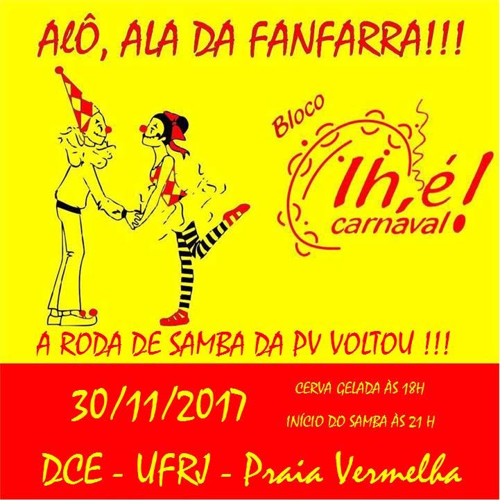 Roda de Samba Ih, é carnaval!