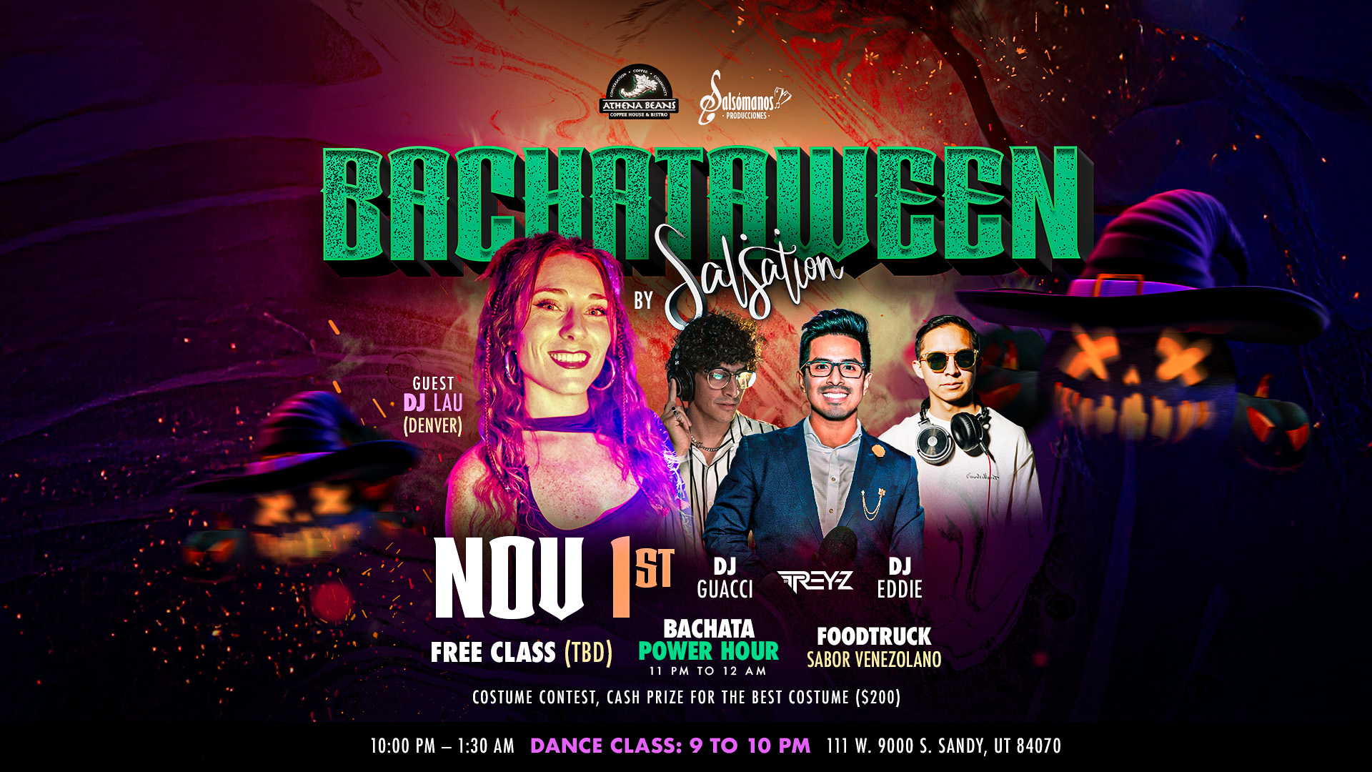 BACHATAWEEN By Salsation π Nov 1st ππ»πΊπ»