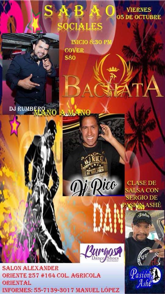 Salsa y Bachata 5 de octubre