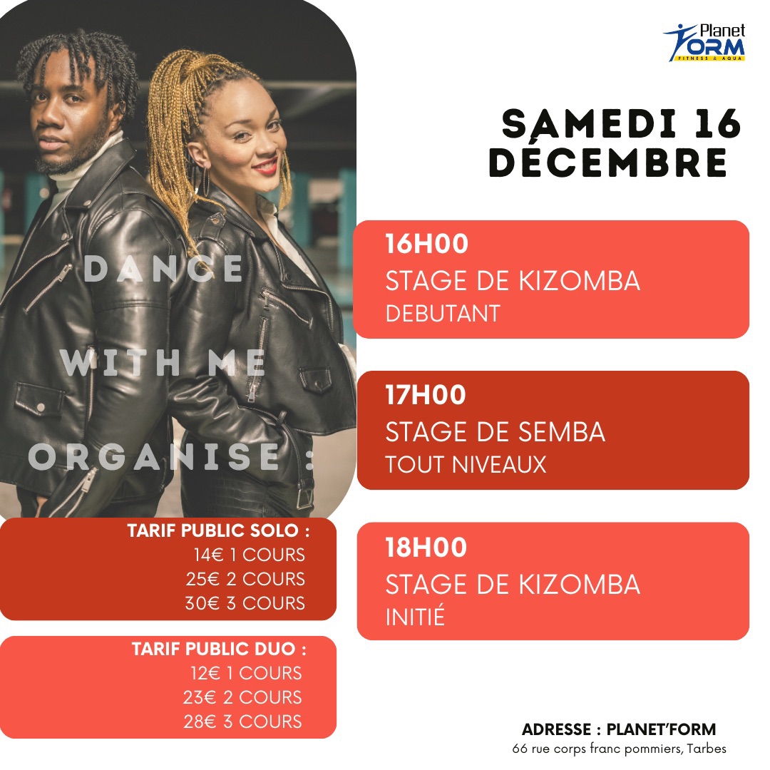Dernier Stage Kizomba Semba de l'année!