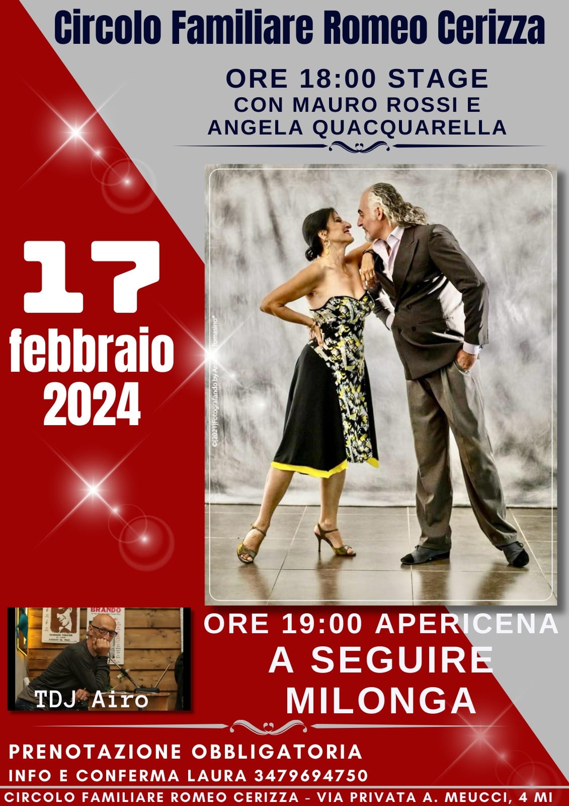 Milonga del Circolo Culturale Romeo Cerizza.