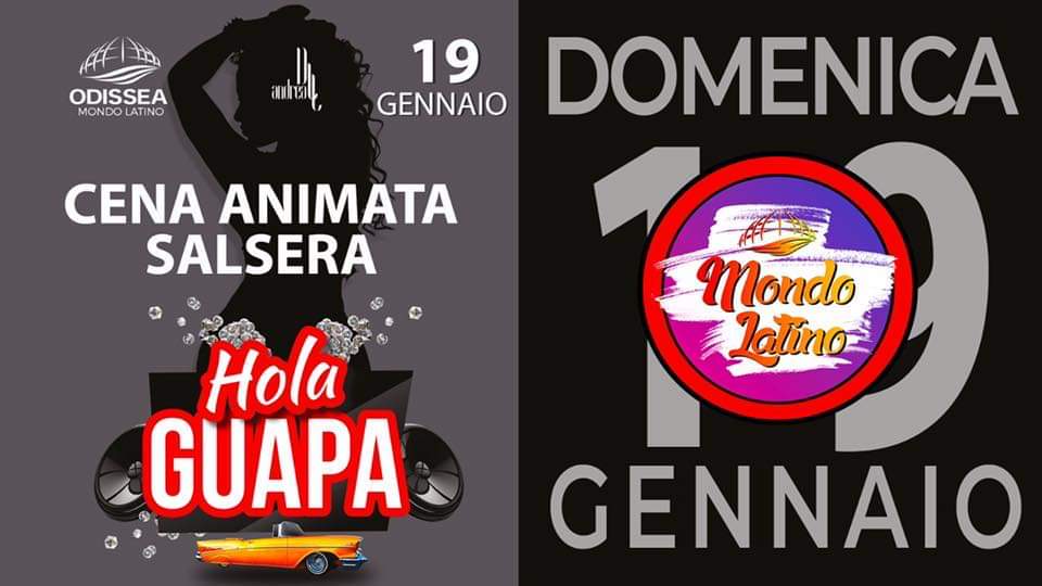 Cena Animata Musicale Salsera by Hola Guapa