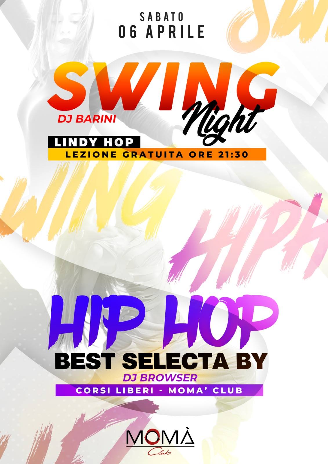 Swing Night Hip Hop party @Momà Club