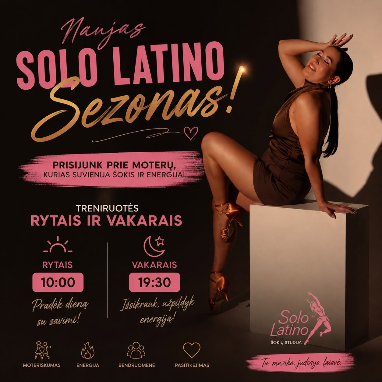 Naujas Solo latino šokių sezonas 💃 Vilijampolėje