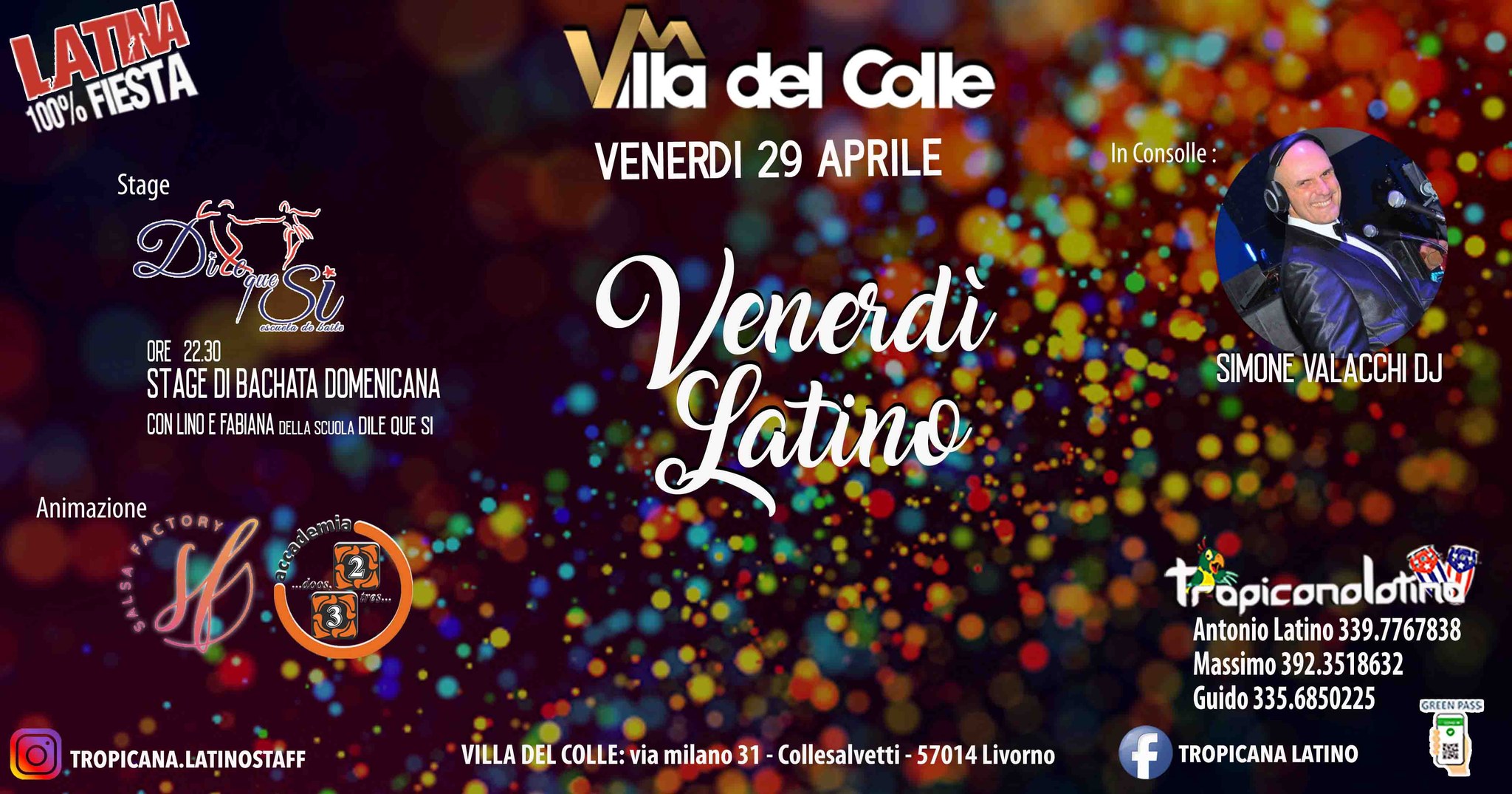 il Venerdì Latino di Villa del Colle