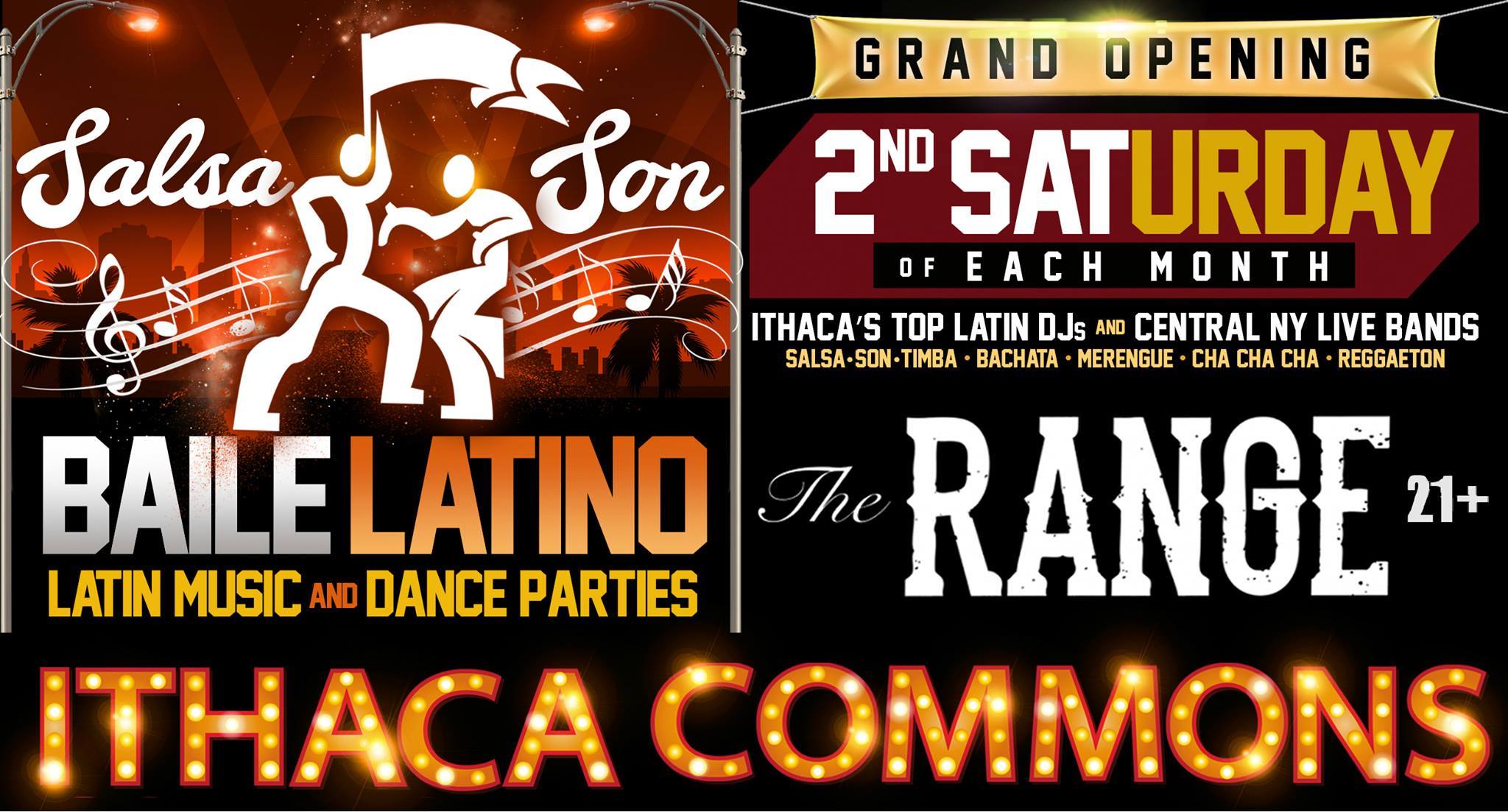 SALSA NIGHT on Ithaca Commons Grand Opening II: Welcome Back!