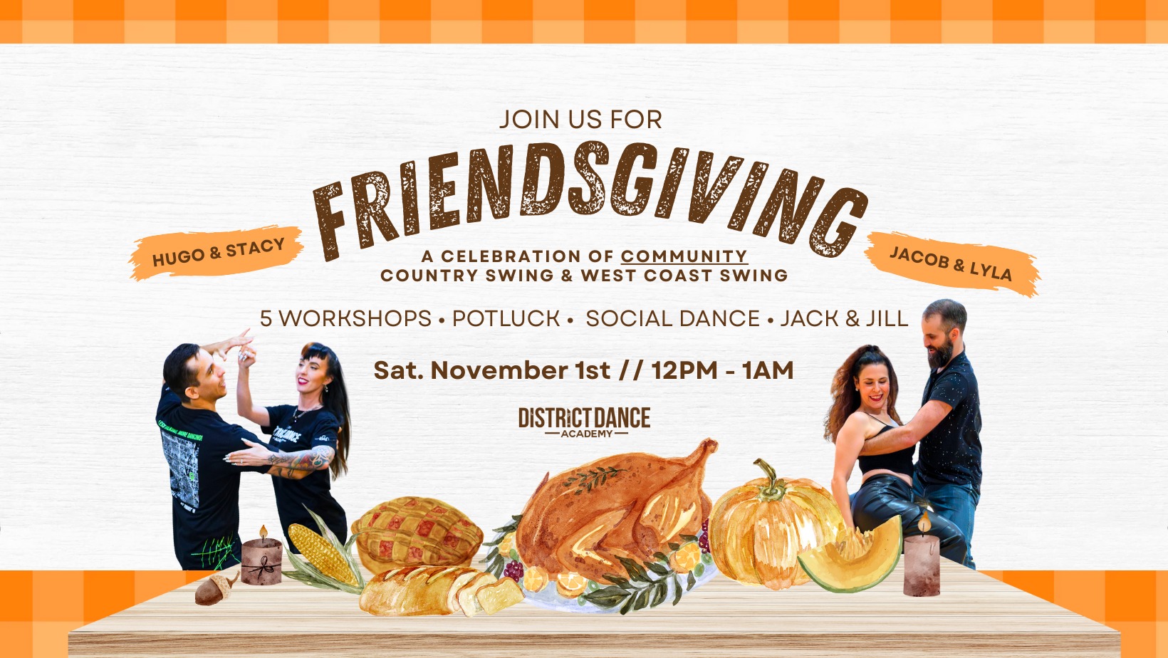 Friendsgiving Country & West Coast Swing Day