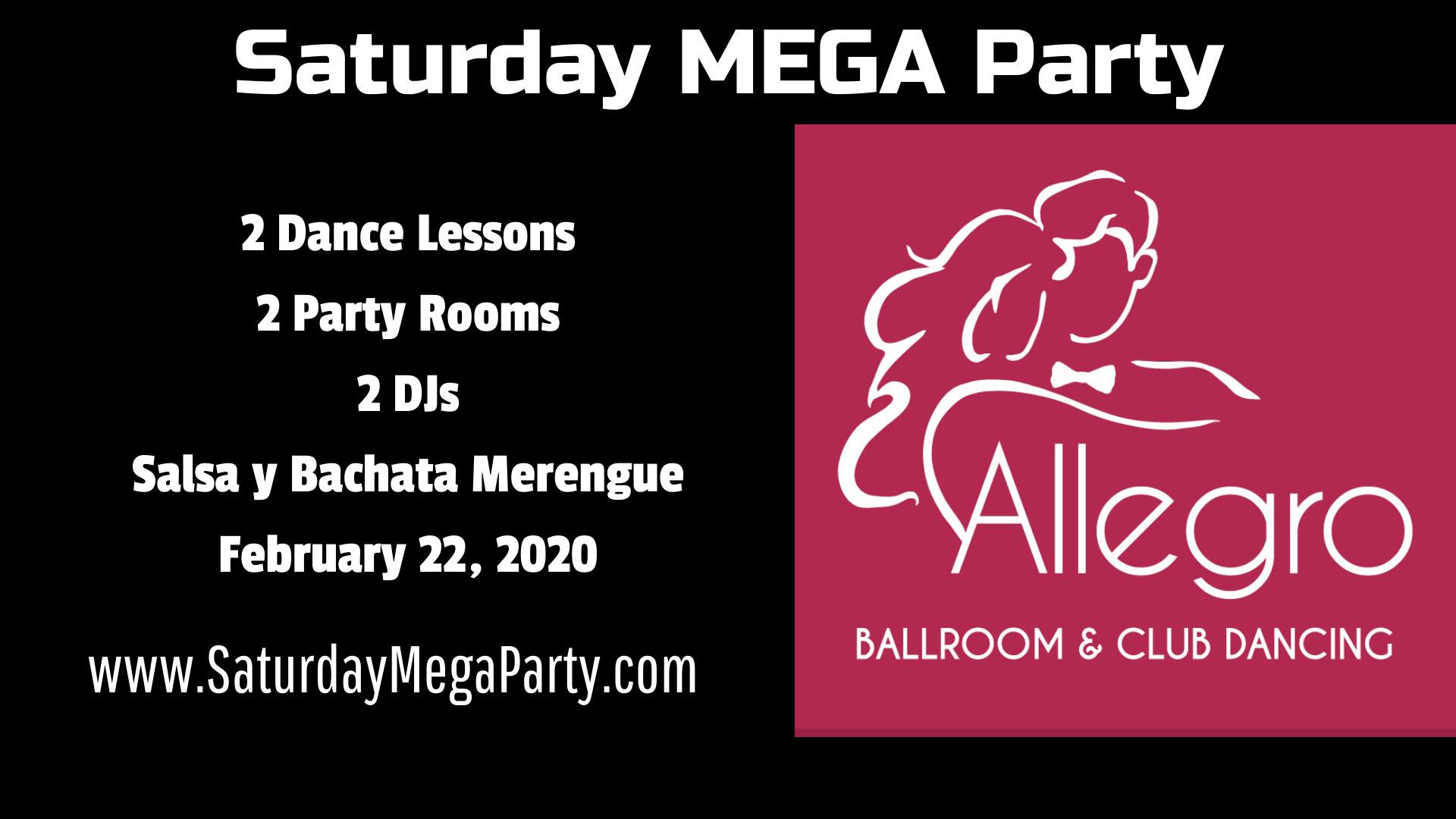 4th Saturday Mega Dance Party - Feb 22nd