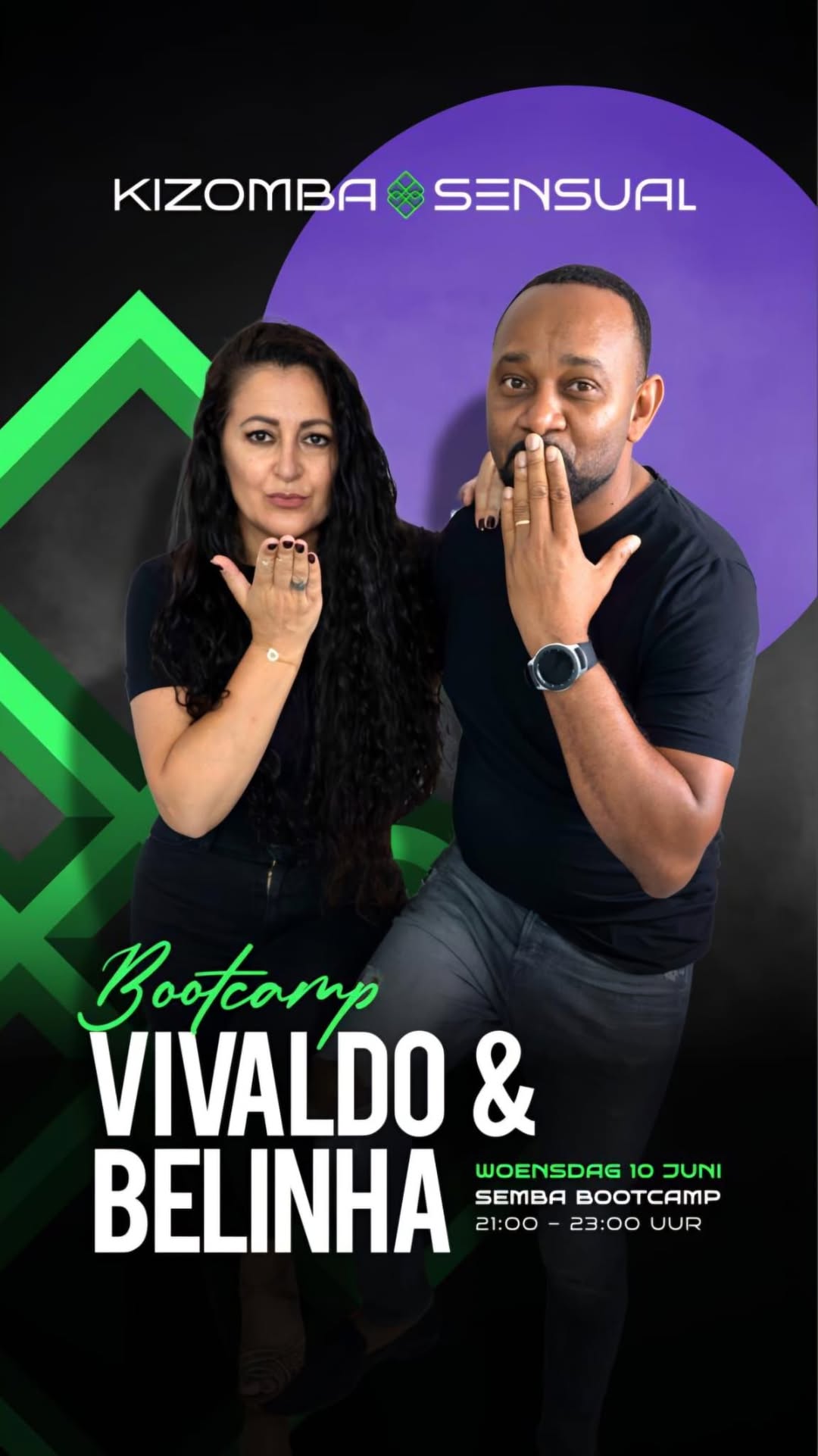 semba bootcamp @ kizomba sensual Tilburg