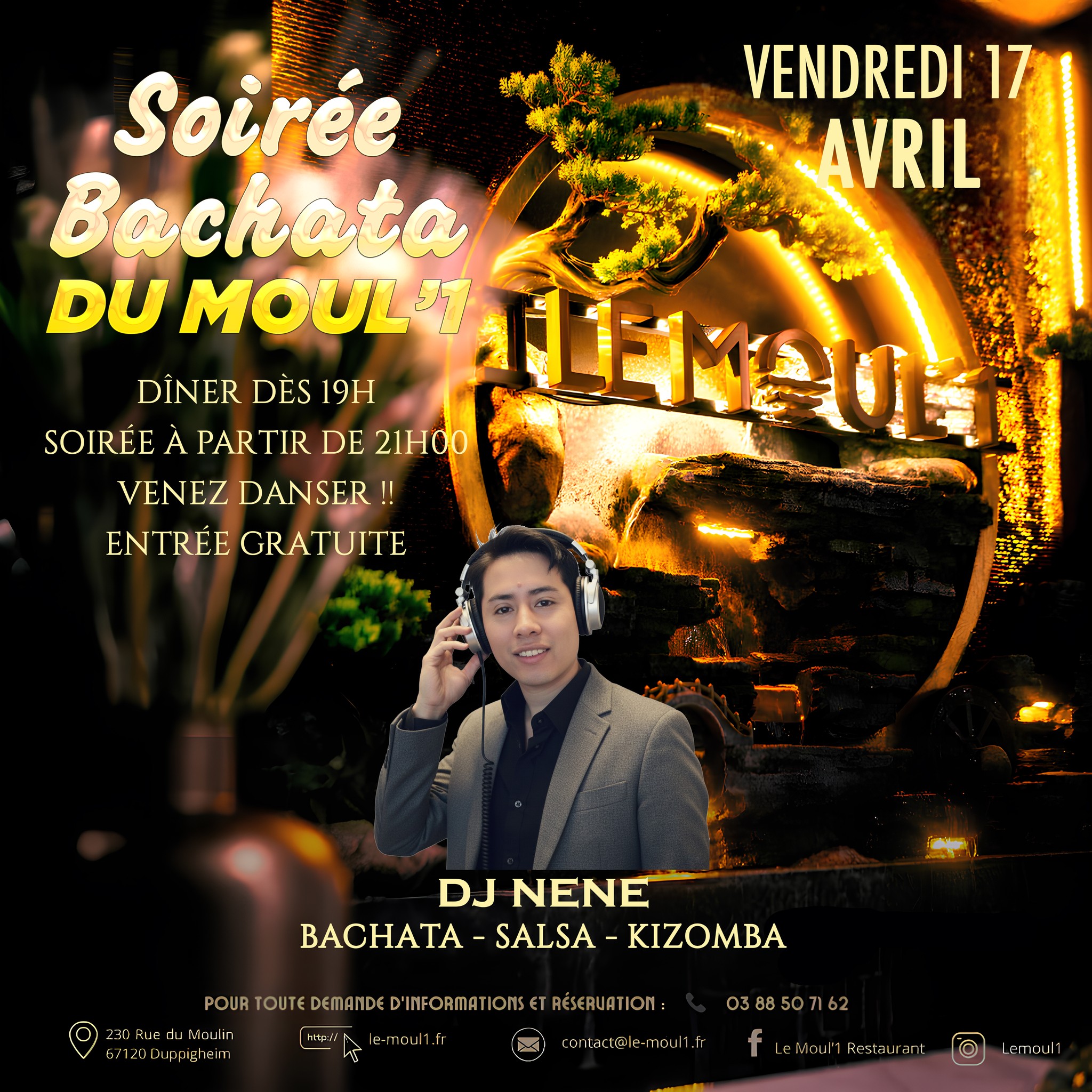 SOIRÉE BACHATA DU MOUL'1 ✨