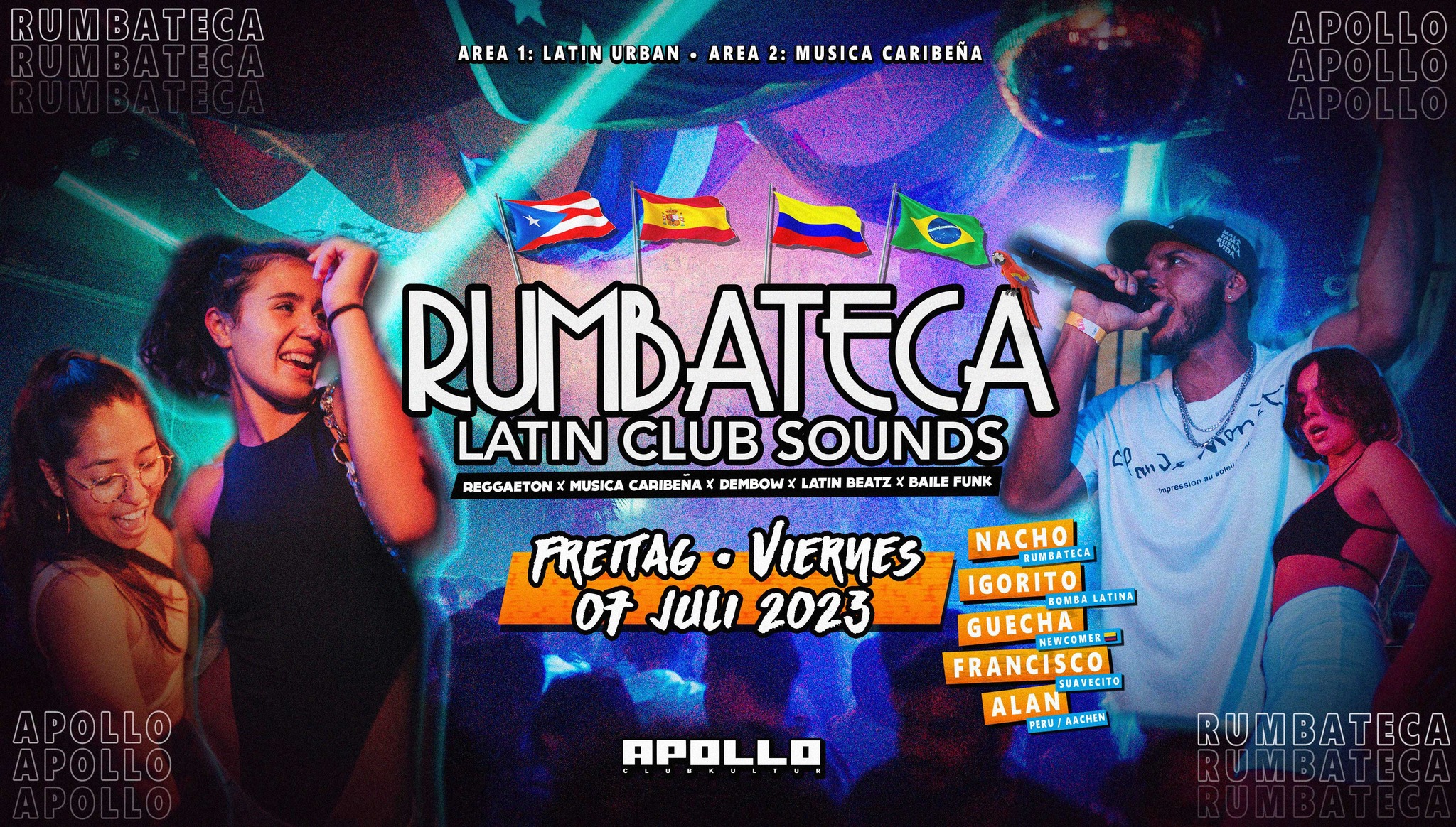 FR 07.07 • RUMBATECA • Latin Club Sounds • Club Apollo Aachen