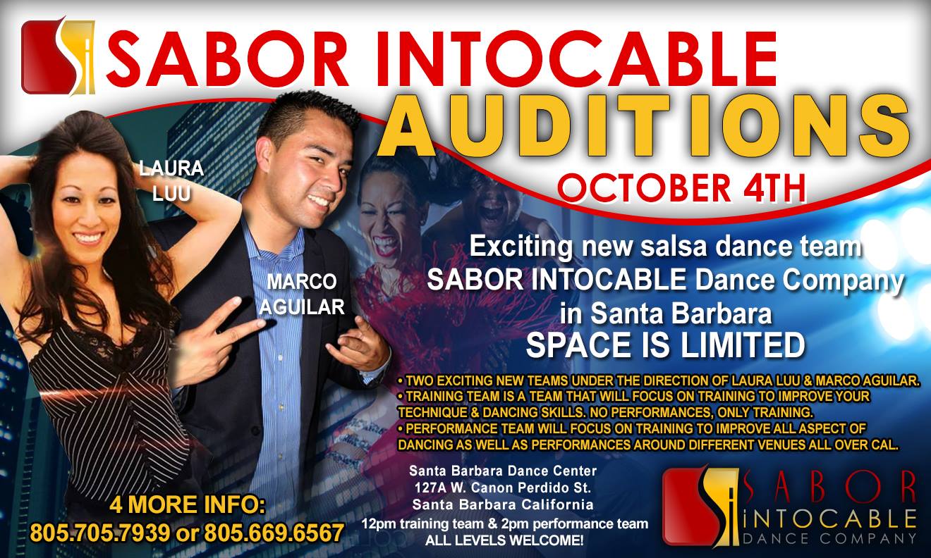 Santa Barbara Sabor Intocable Dance Company Auditions