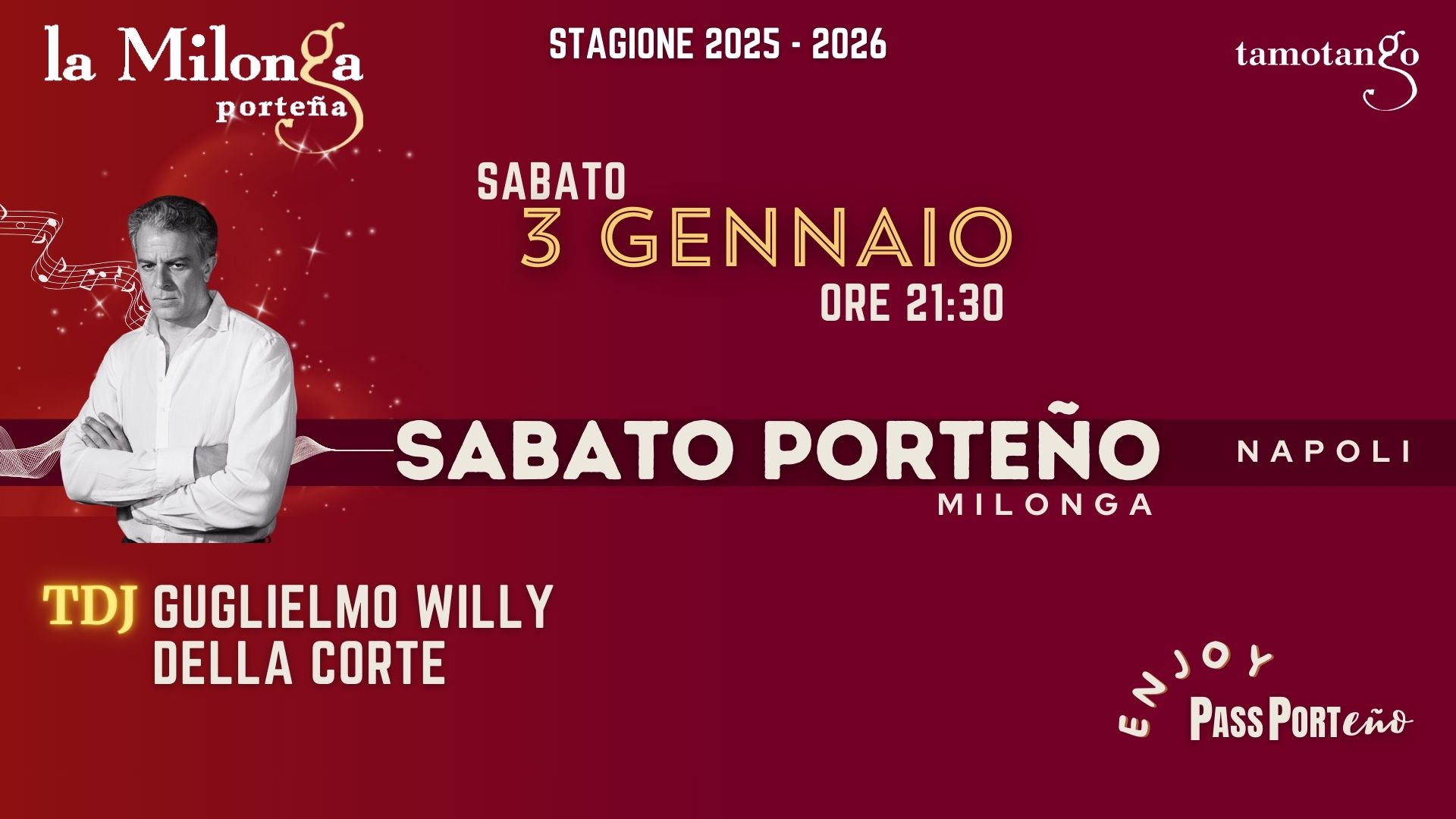 Sabato Porteรฑo - Tdj Guglielmo Willy Della Corte