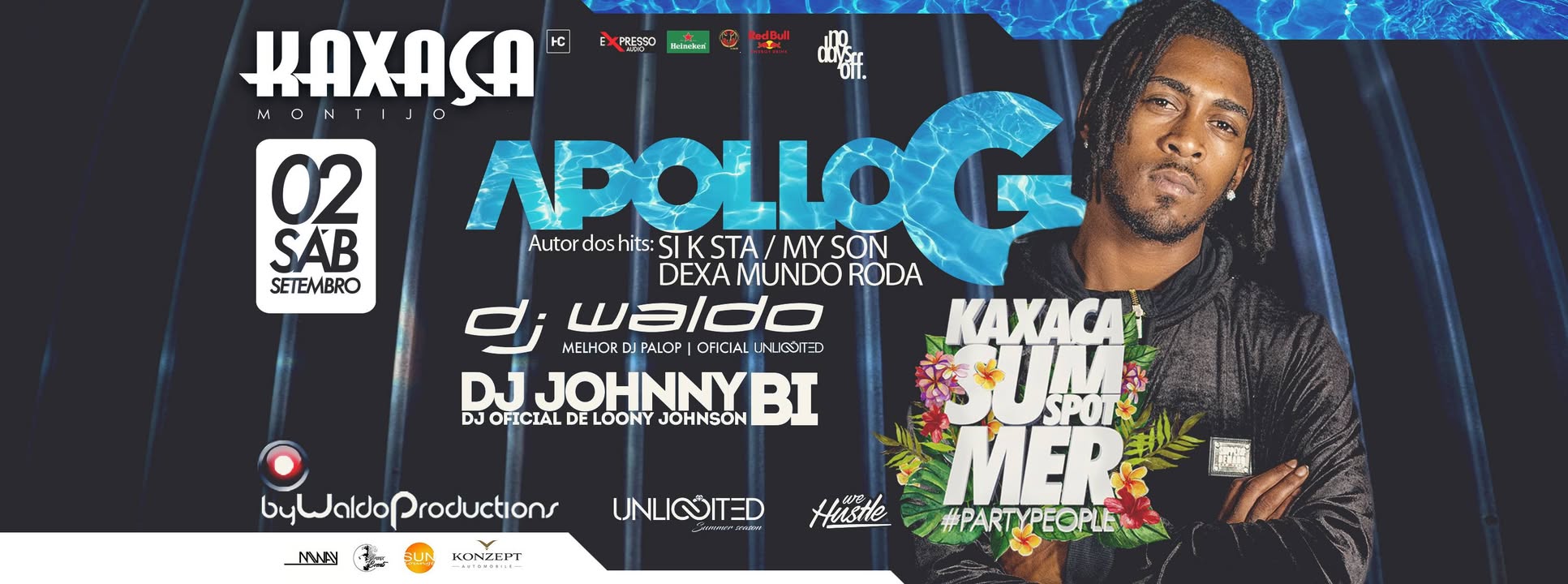 Apollo G - Kaxaça Summer Spot - Sábado, 2 de Setembro