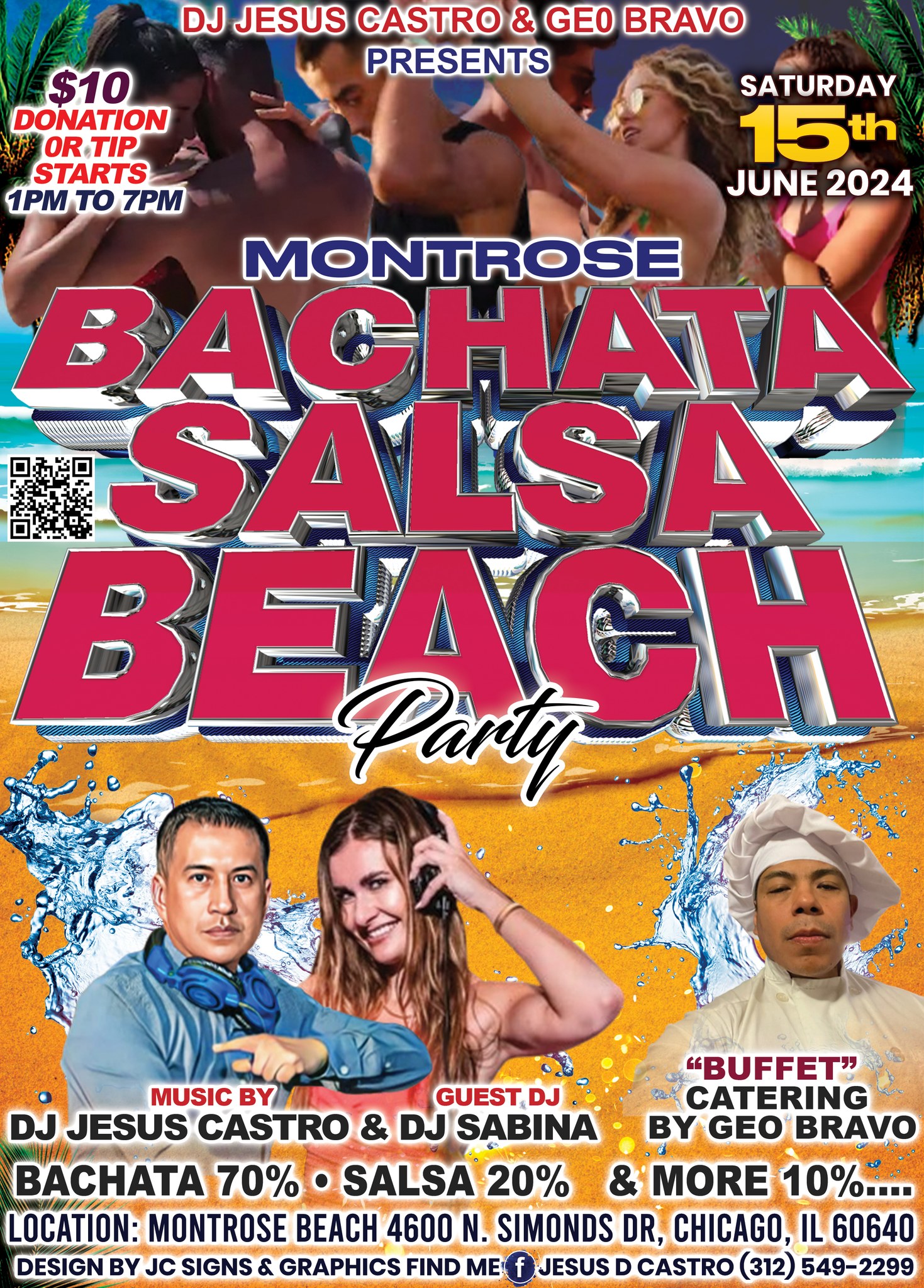BACHATA SALSA BEACH PARTY 2024 NUMBER 3