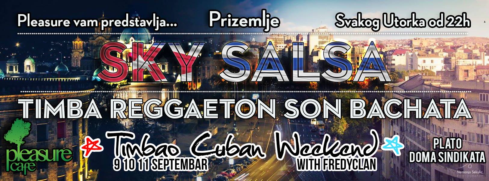 SKY SALSA - Utorkom - Trg Nikole Pasica