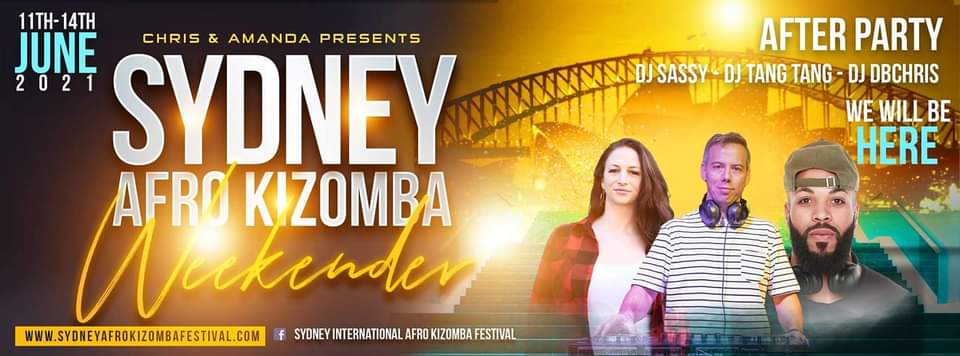 MONDAY AFTER PARTY - Sydney Afro Kizomba Weekender - BOOKING ONLINE ONLY