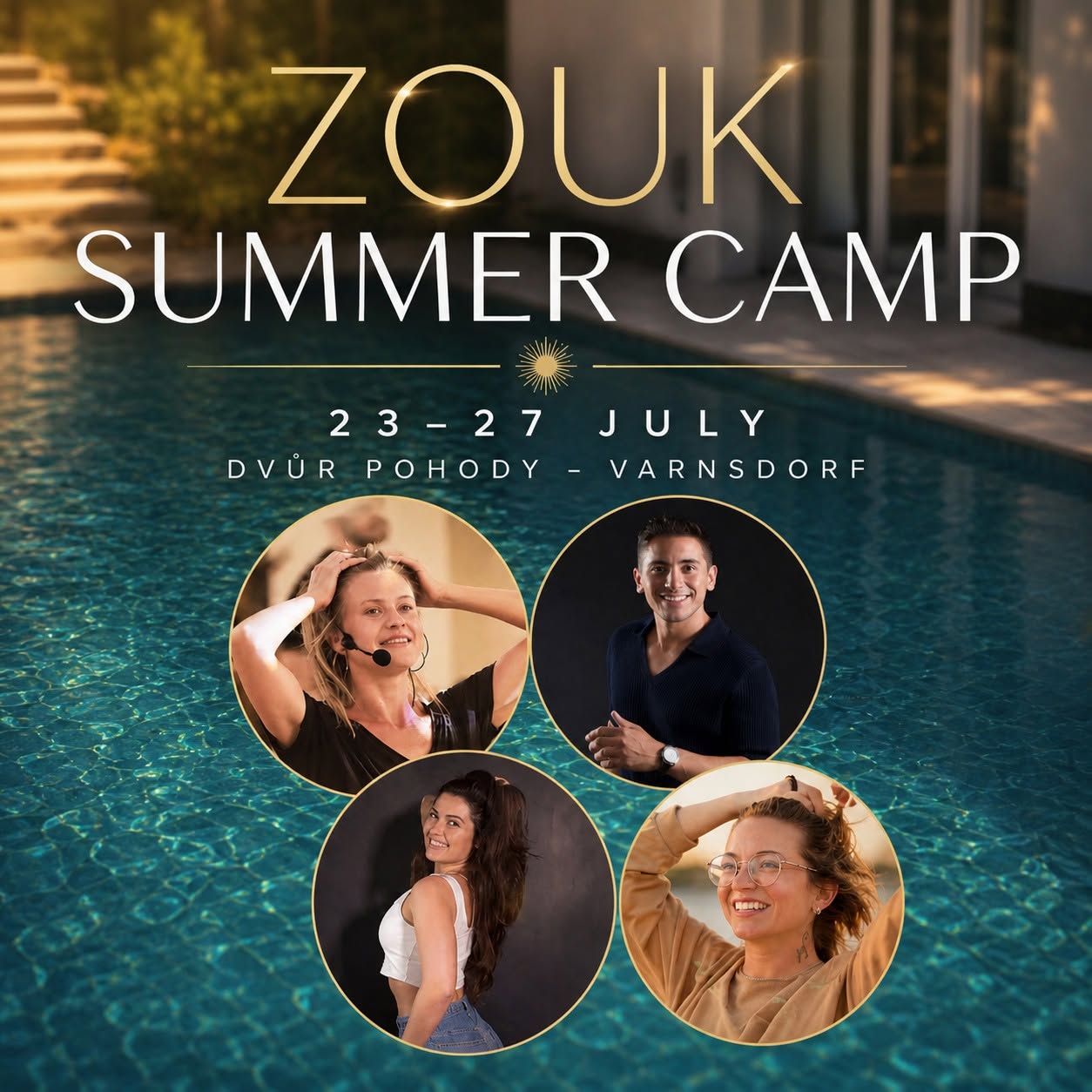 🌴 Zouk Summer Camp letní taneční Zouková immersion 5 dní