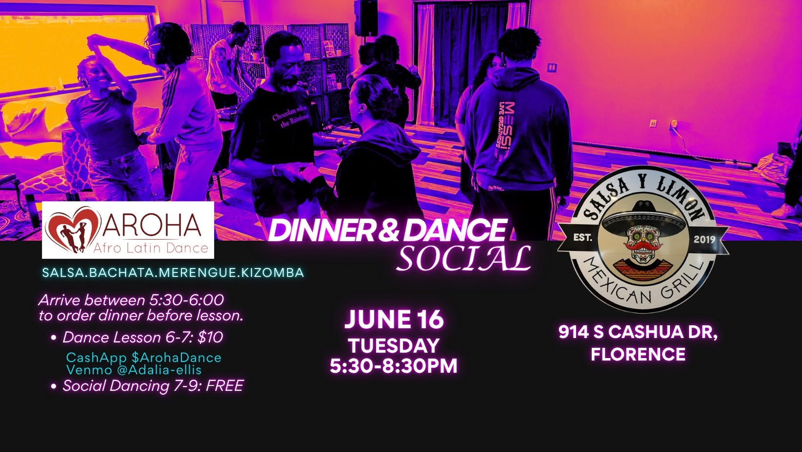 Dinner and Dance Social: Salsa y Limon