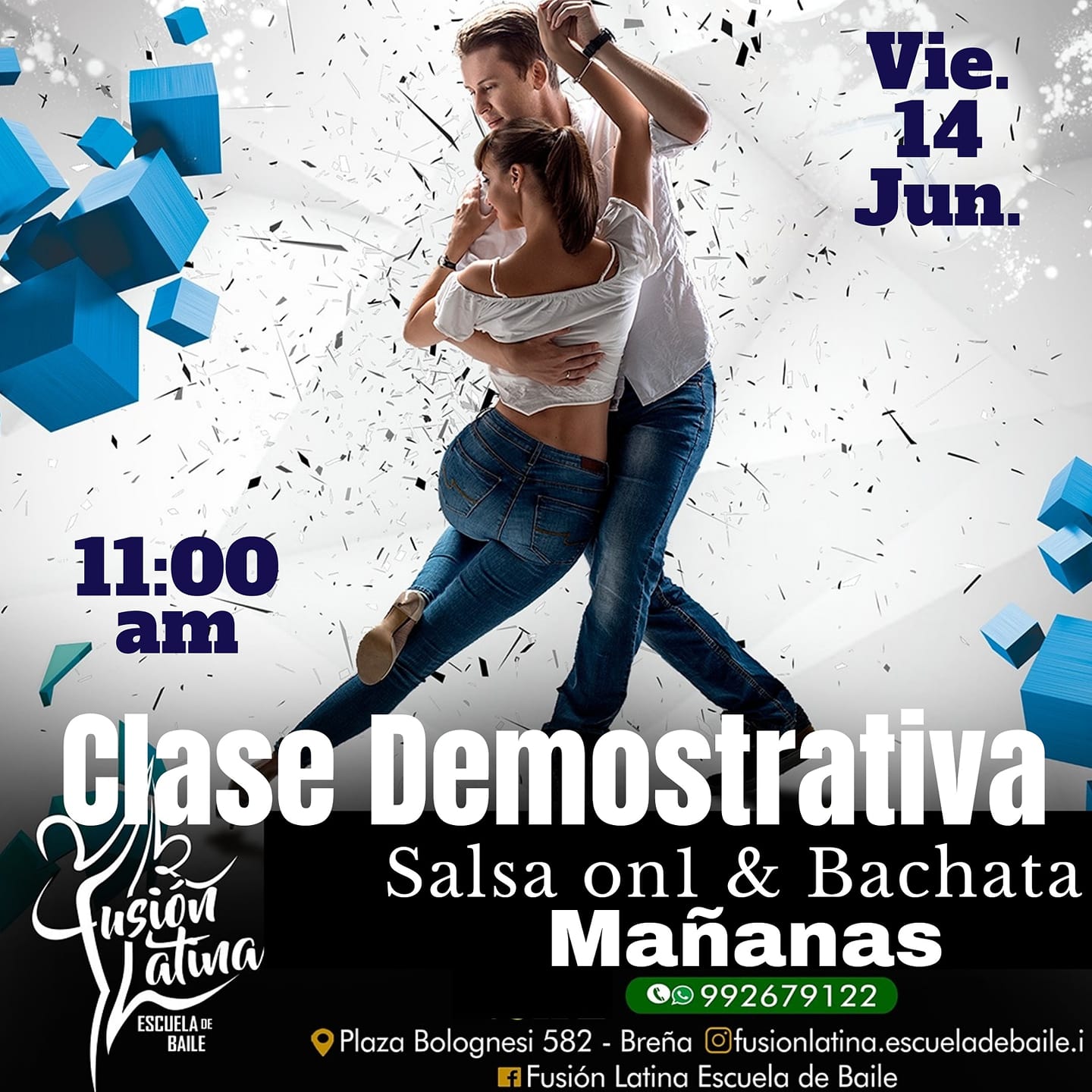 Clase Demostrativa de Salsa On1 y Bachata