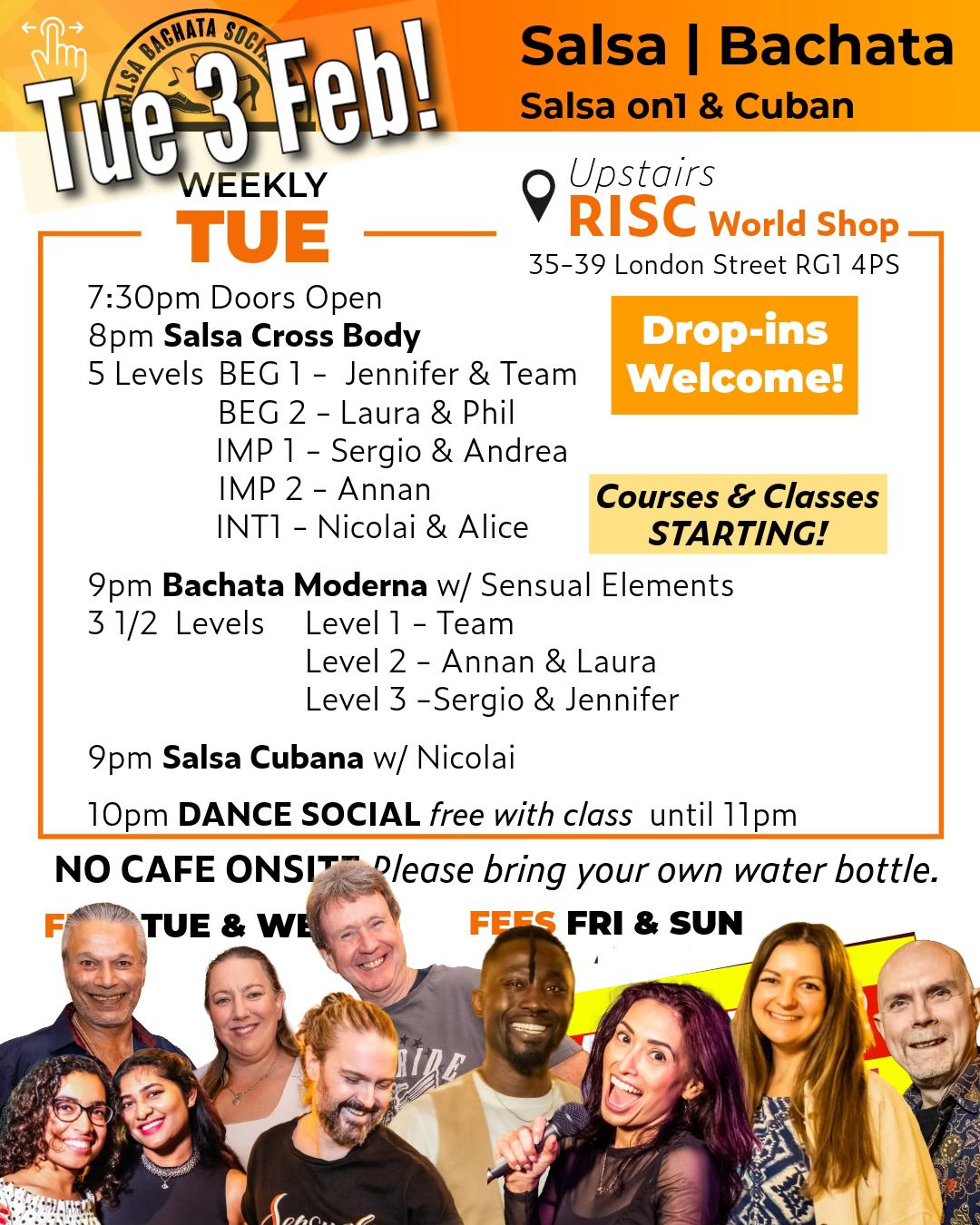 Salsa & Bachata Courses & Classes