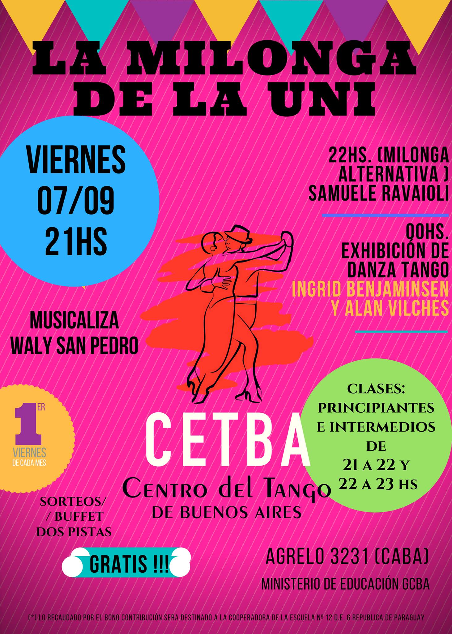 La milonga de la Uni.