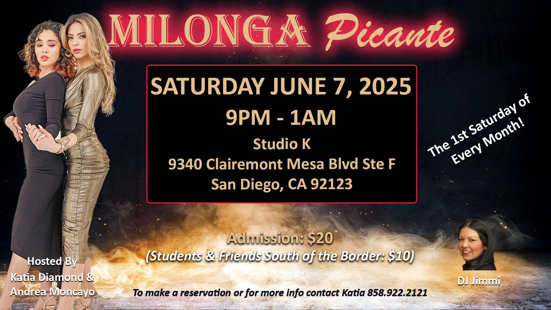 MILONGA PICANTE 🔥 Sat June 7 🌶️ DJ Jimmi