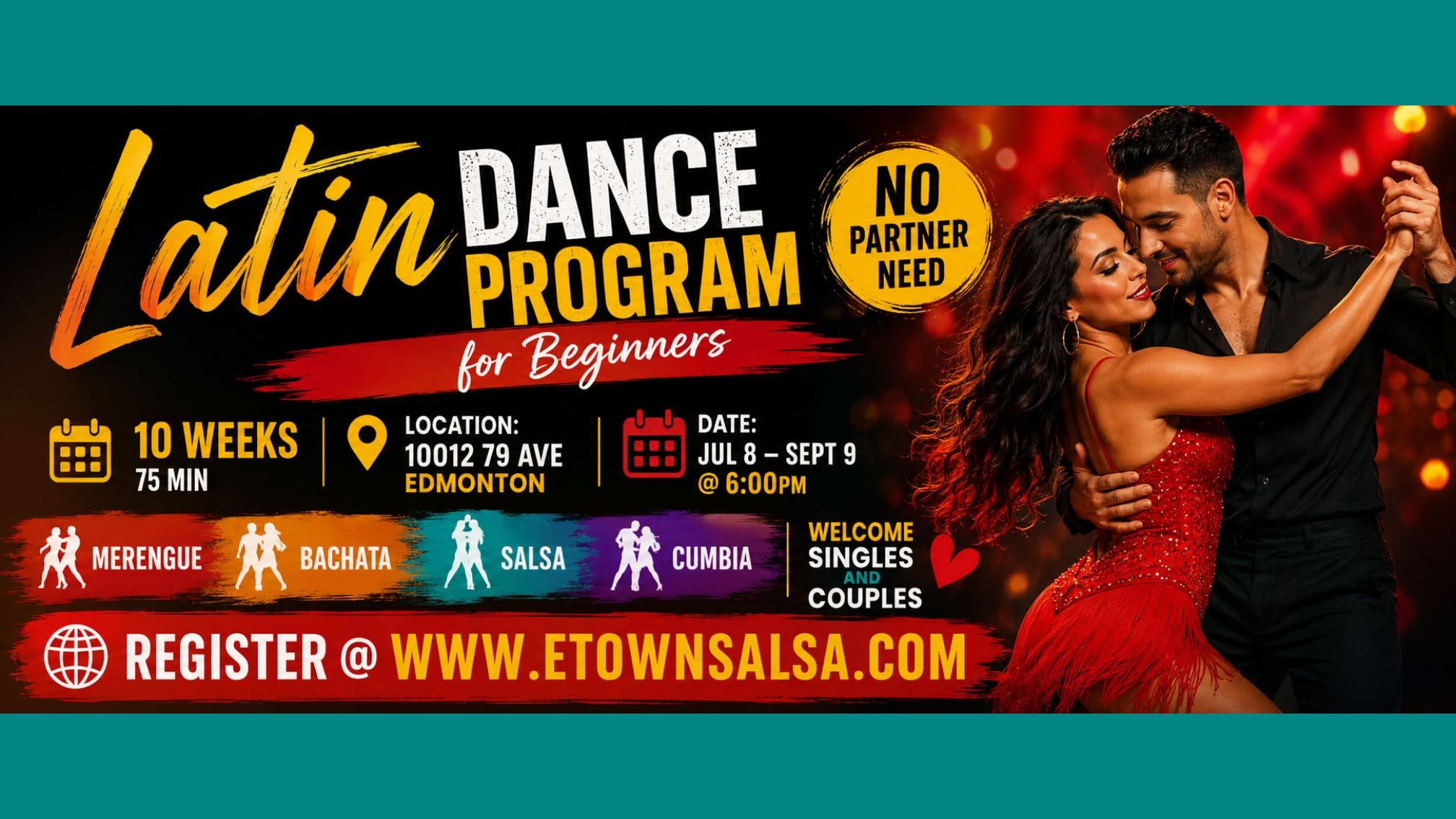 Summer Latin dance program - 10 wks