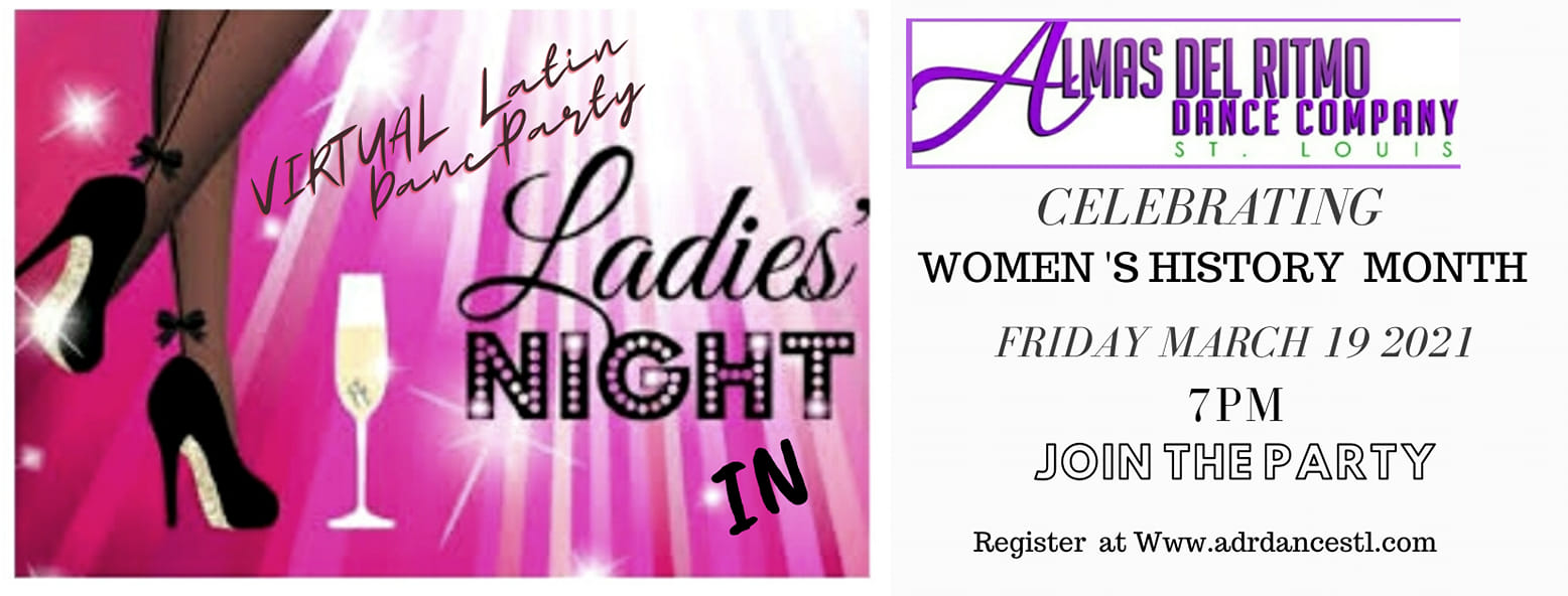 Virtual Latin Dance Party - Ladies Night In