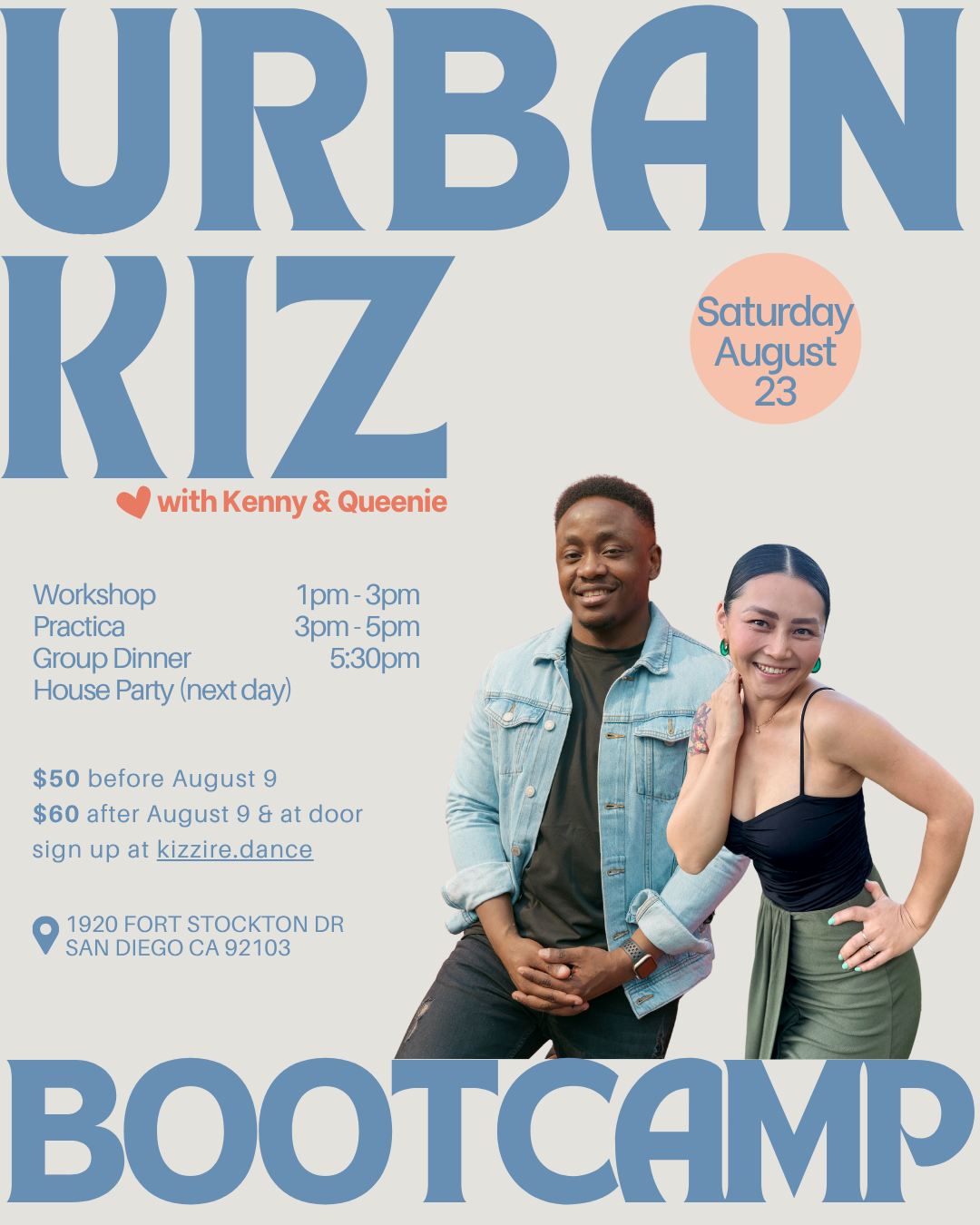 Urban Kiz Bootcamp with Kenny & Queenie
