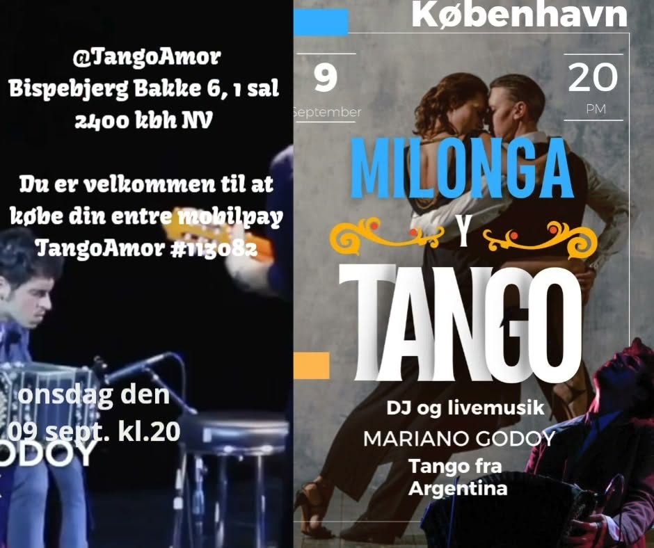 Milonga med Live musik på Bispebjerg Bakke