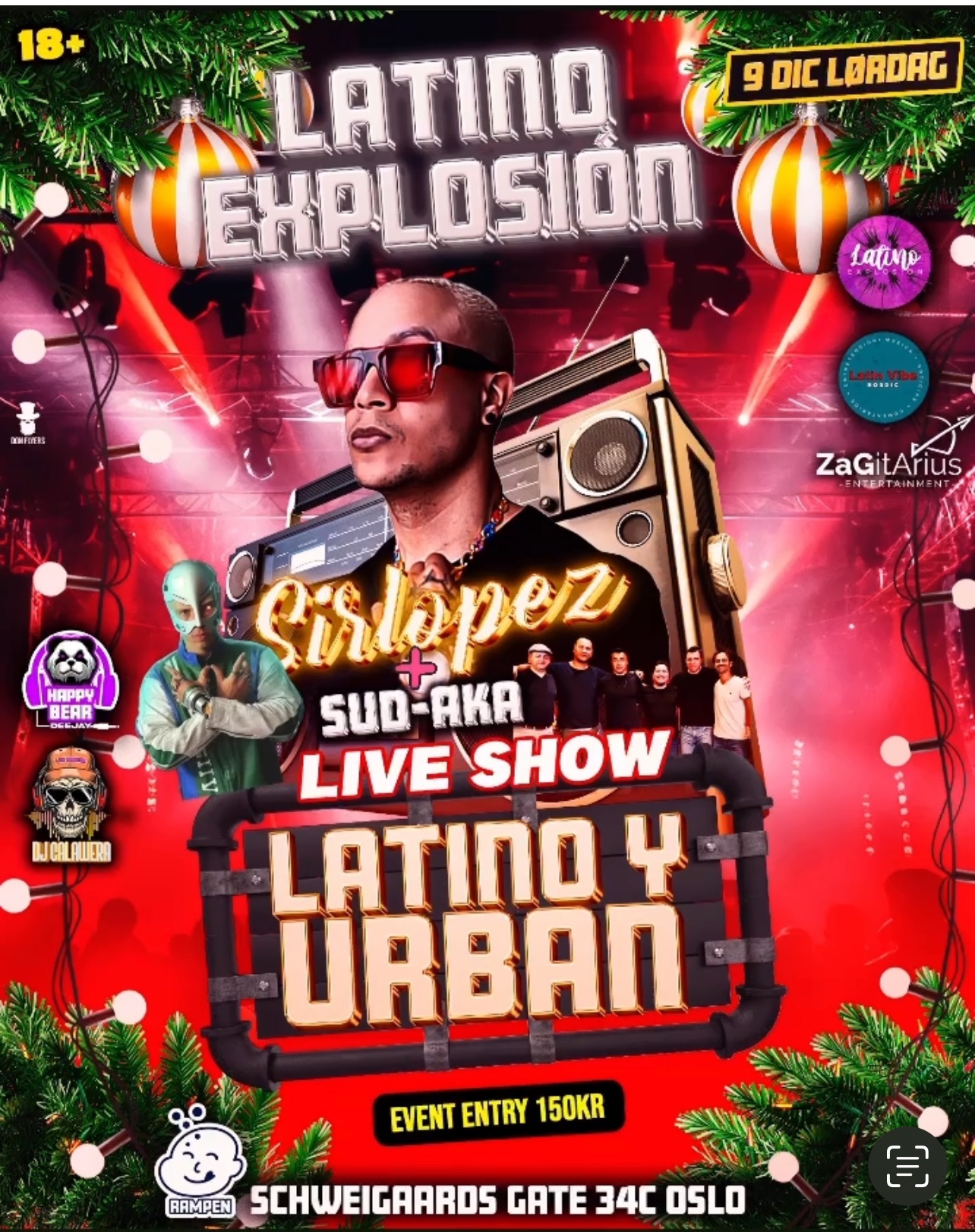 Latino & Urban Music Fest x-Mas Edition 🔊🎄