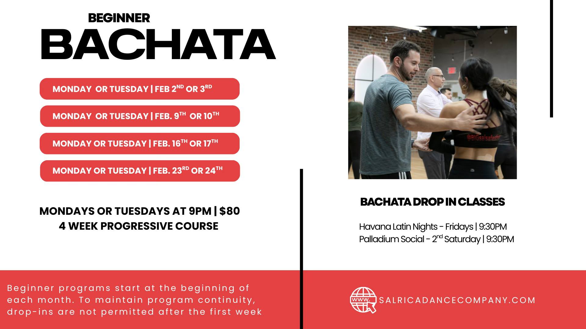 Beginner Bachata Program