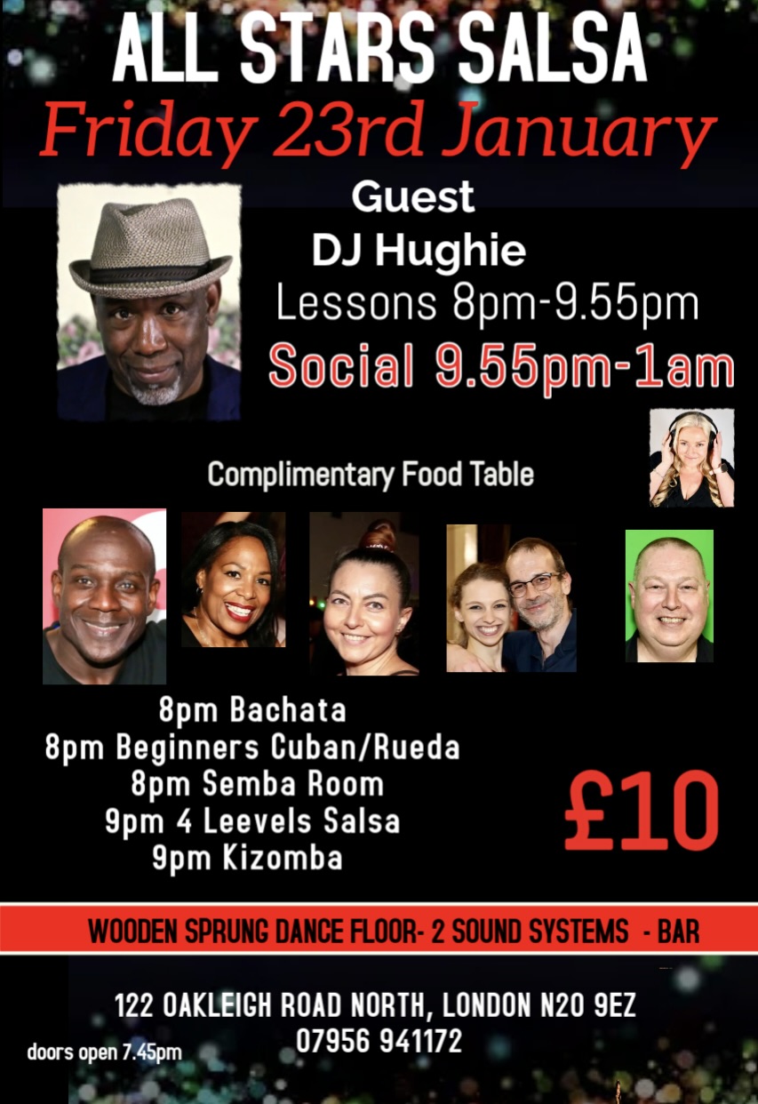 All Stars Salsa Friday 23rd January