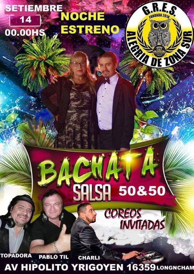 Gran Inauguracion De Salsa Y Bachata En Longchamps
