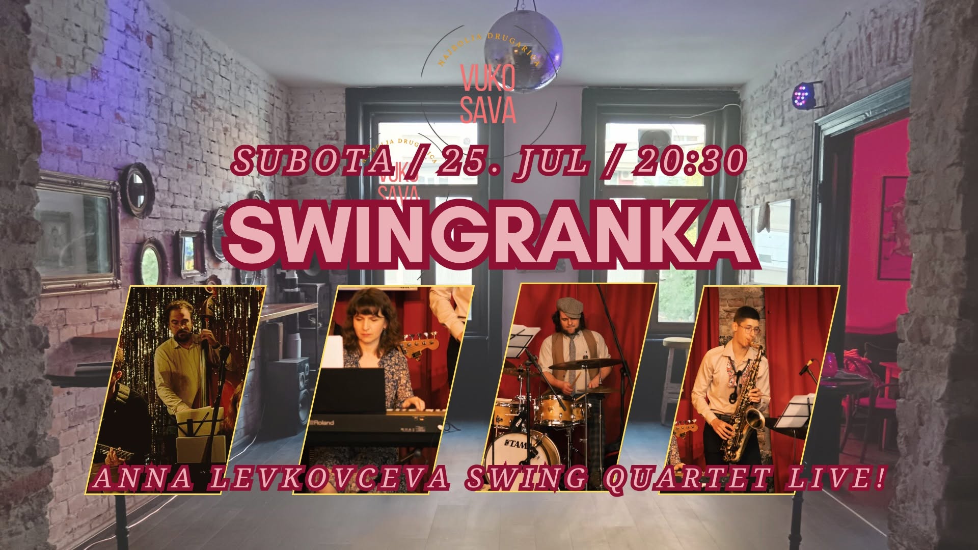Swingranka u Vukosavi Jazz Quartet Live! 🎷✨
