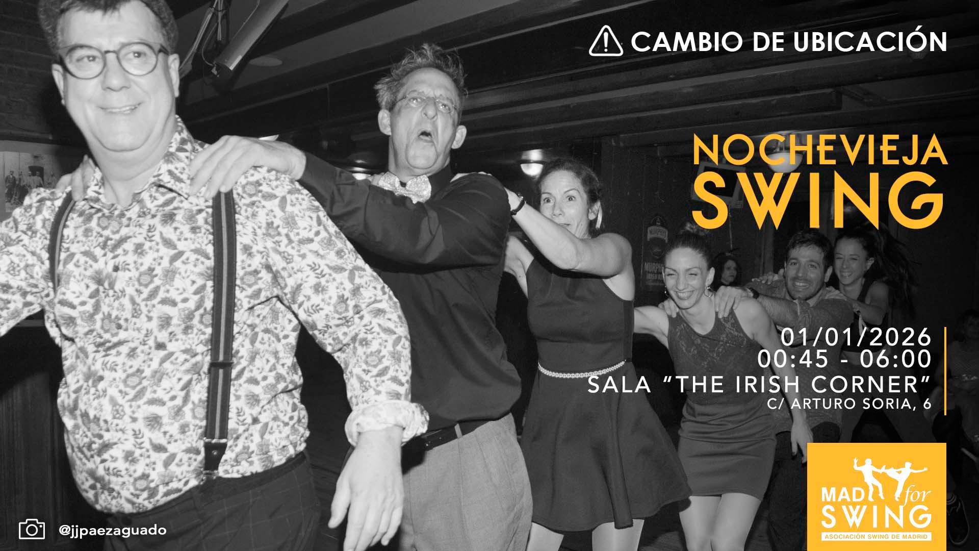 Nochevieja Swing. CAMBIO DE UBICACIÓN.
