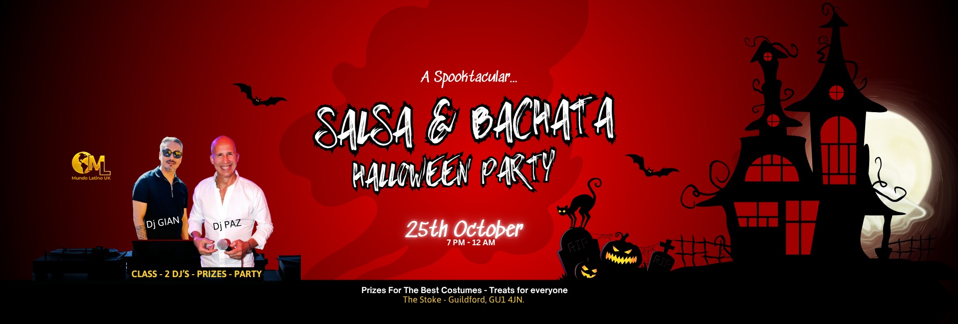Salsa Scream! A Spooktacular Halloween Party in Guildford