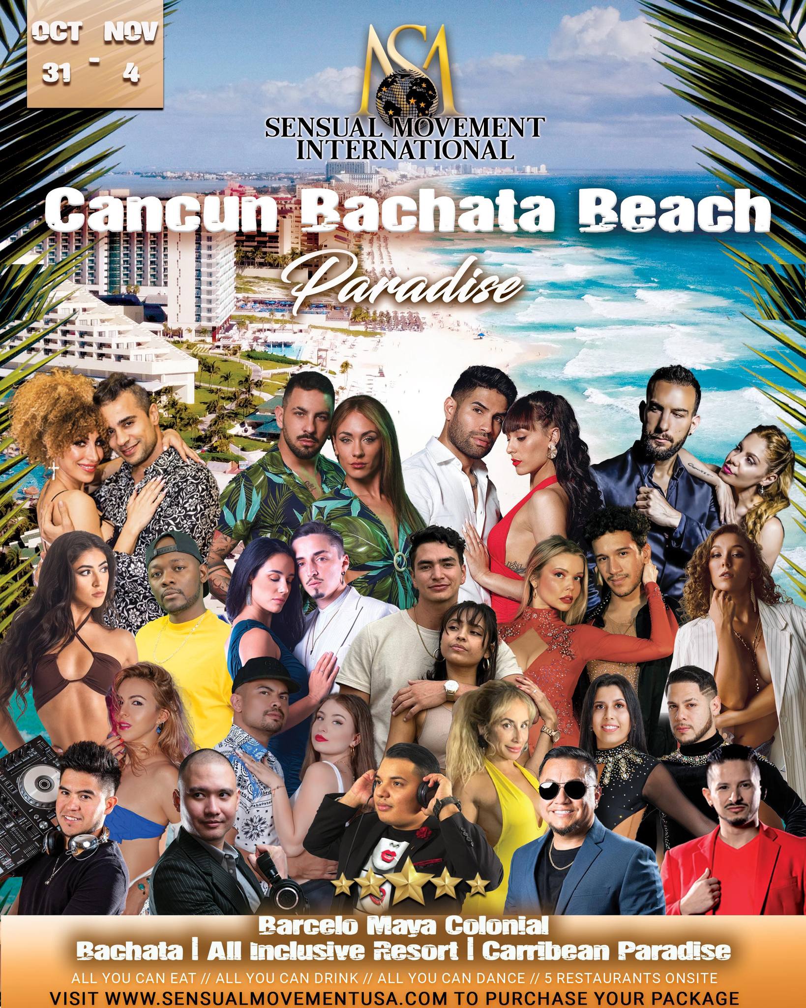 Cancun Bachata Paradise- Sensual Movement International Edition
