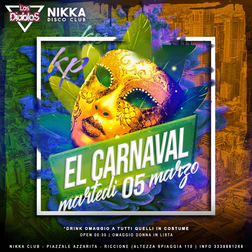 Martedi Grasso ★ Los Diablos ★ Nikka Riccione 05 marzo
