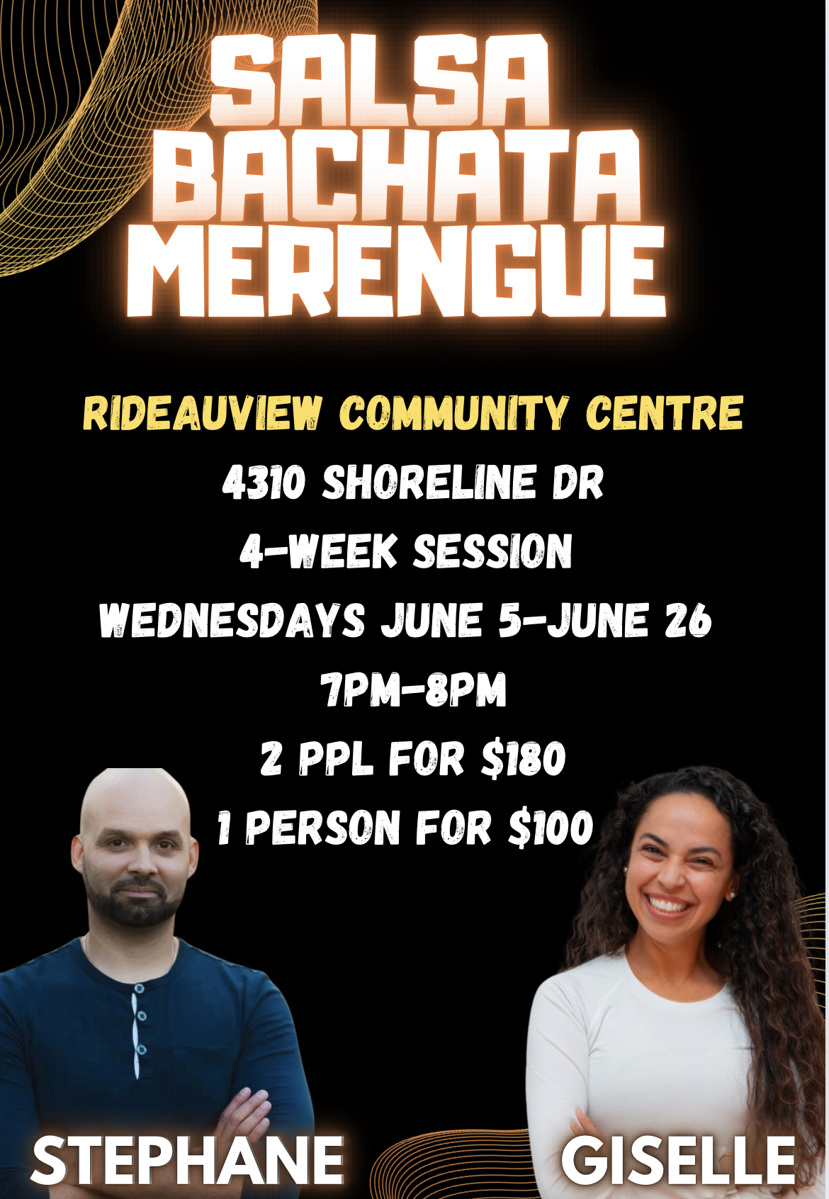 Beginner Salsa, Bachata & Merengue classes