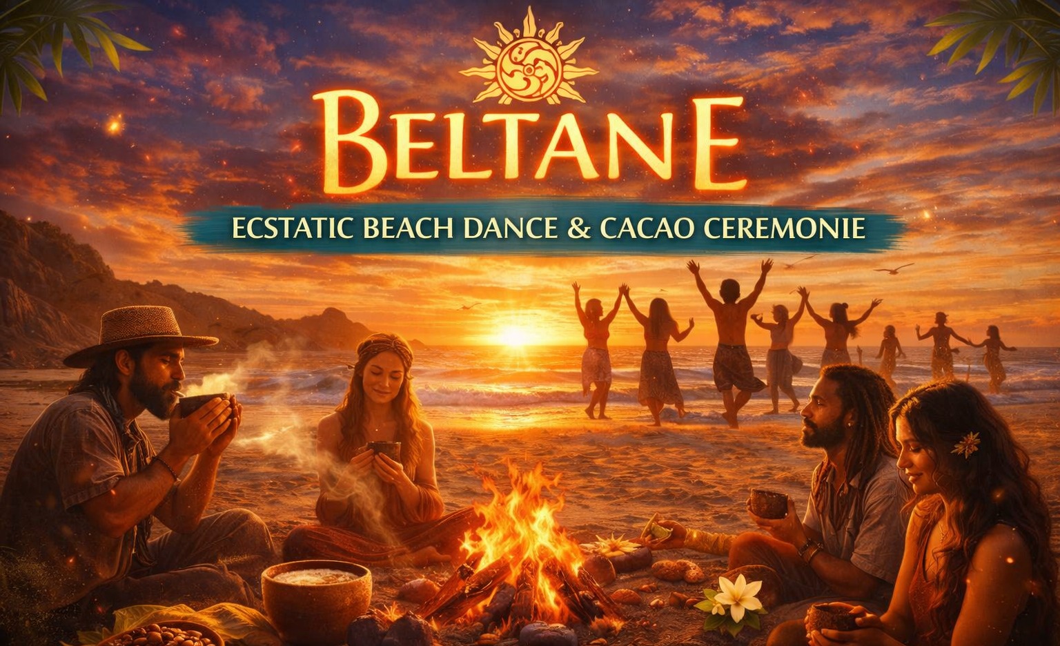 BEACH ECSTATIC DANCE - BELTANE + CACAO