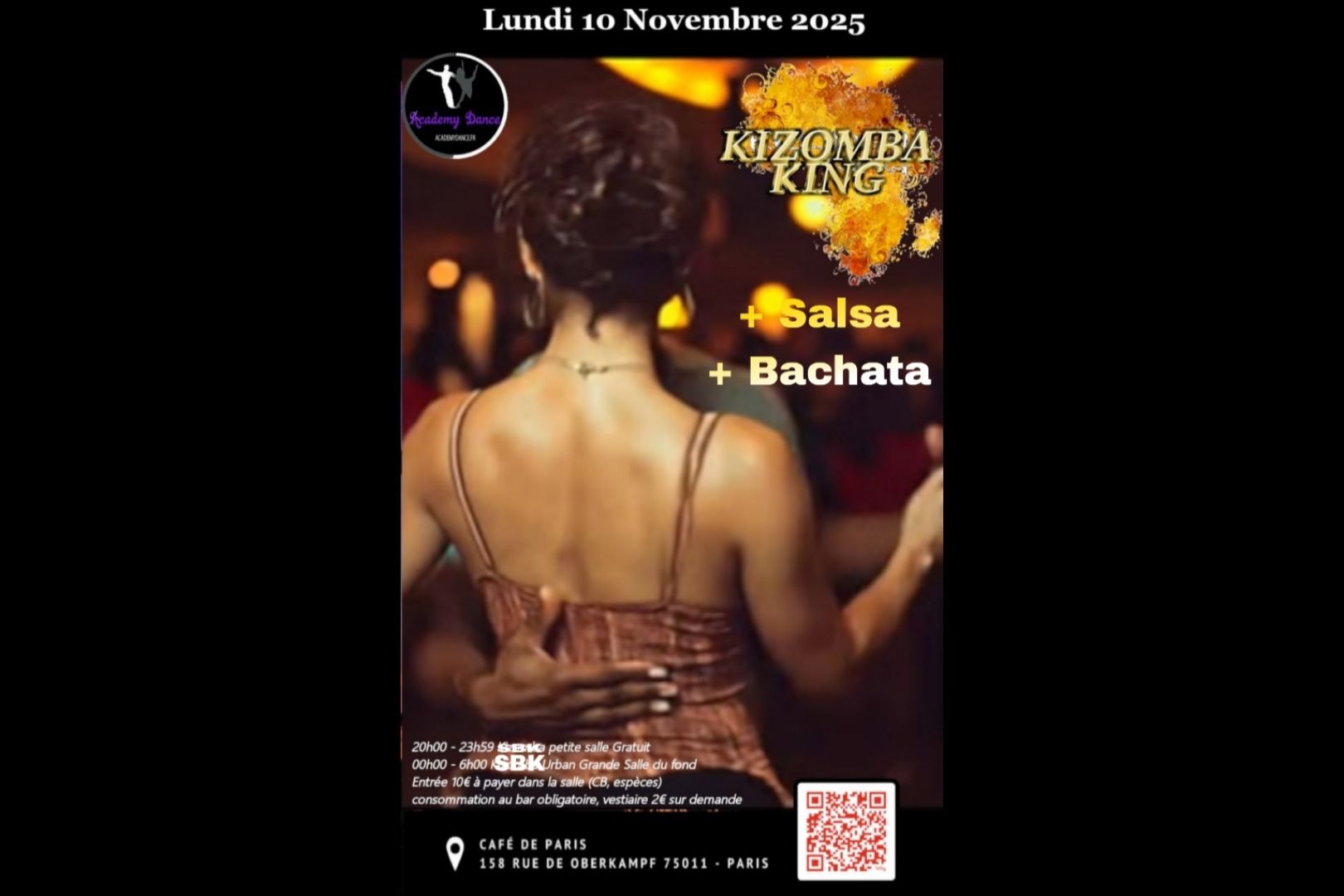 Kizomba Bachata Salsa King Moonlight Passion