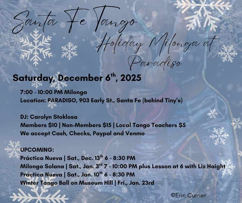 SFT Holiday Milonga at Paradiso